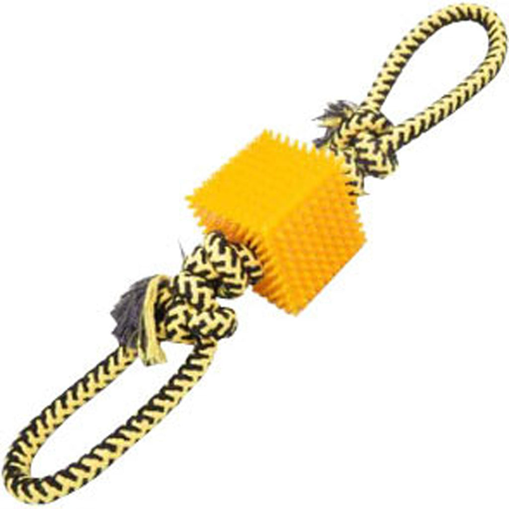 Snugarooz Tug N' Cube Dog Toy (ASSORTED, 18 IN)