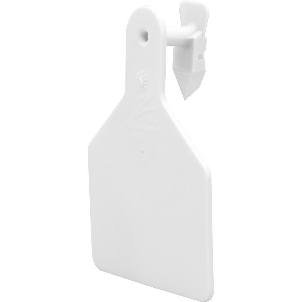 Z Tags Blank Ear Tags Calf (WHITE, 25 CT)