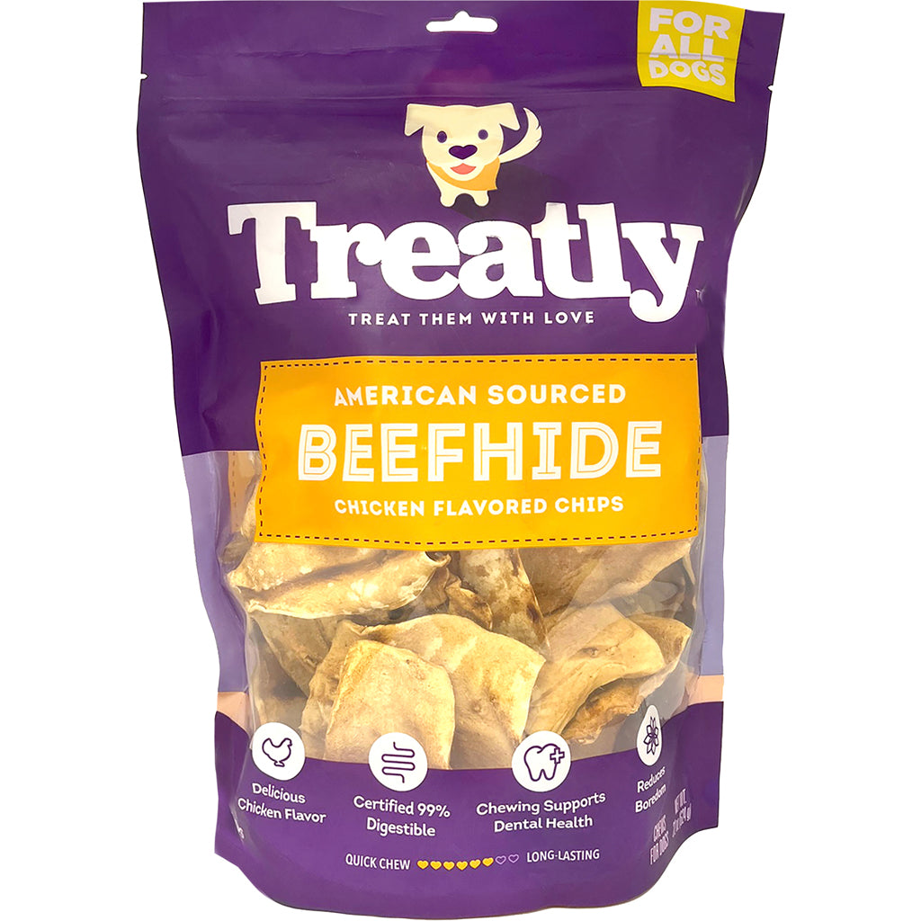 Treatly American Beefhide Chips (CHICKEN, 22 OZ)