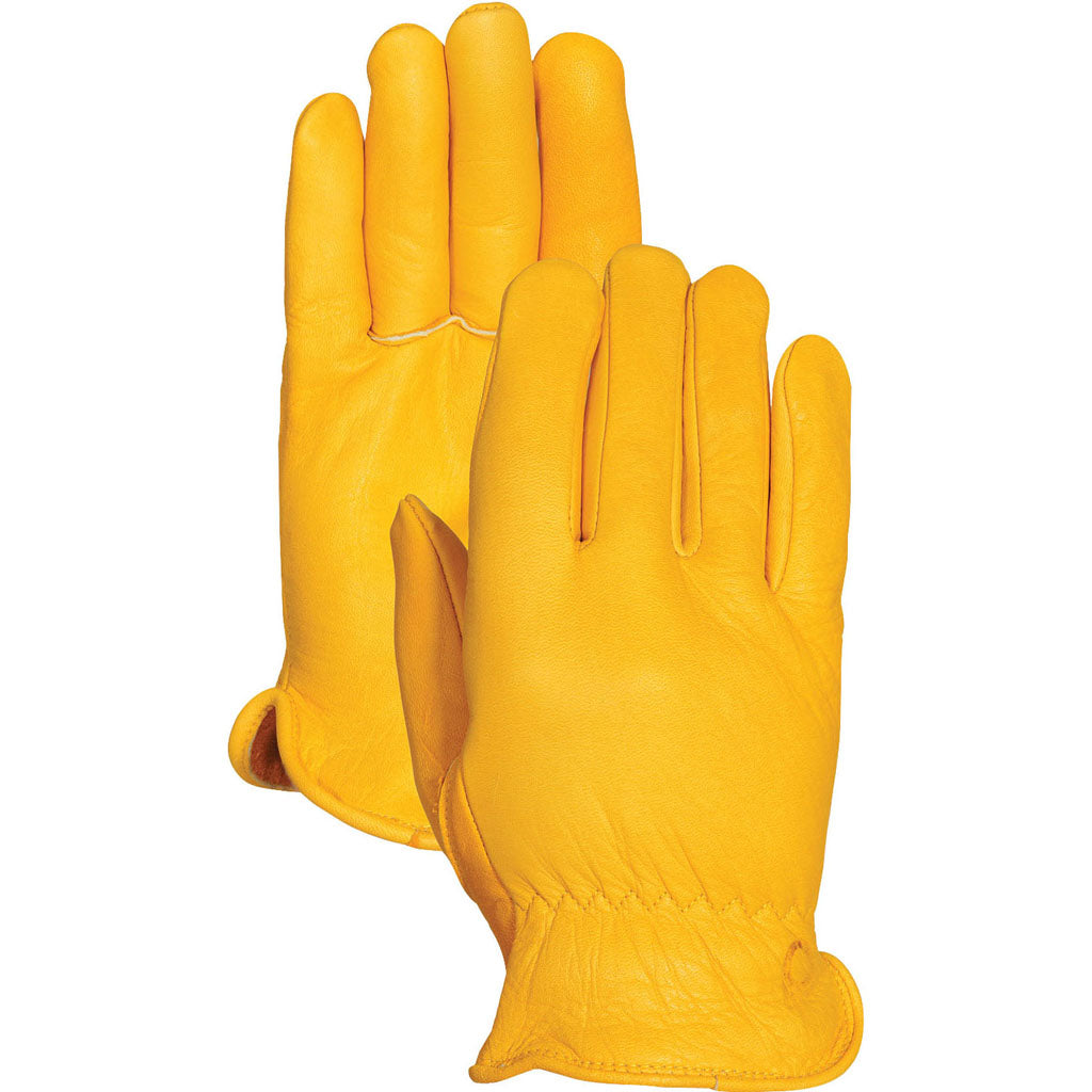 Bellingham Men'S Premium Cowgrain Driver Gloves (TAN, XL)