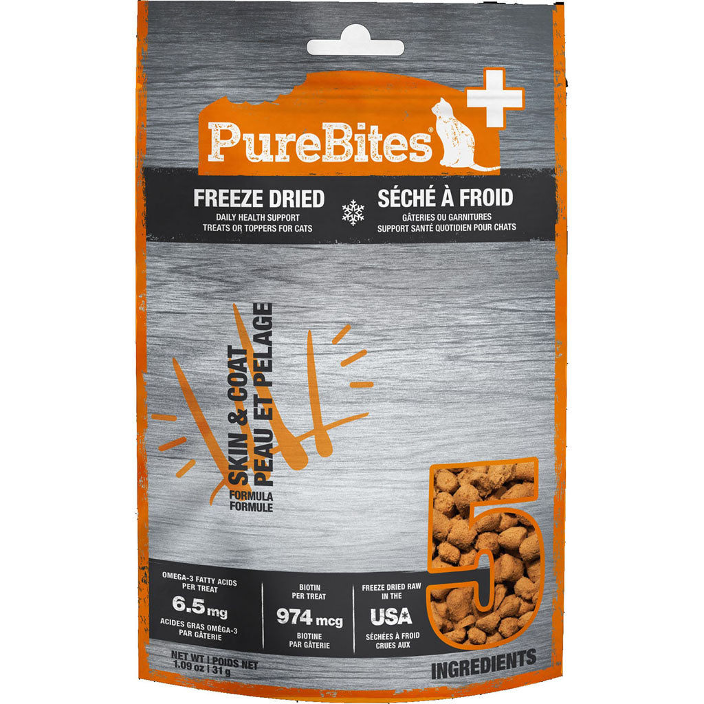 Purebites+ Freeze Dried Cat Skin & Coat (CHICKEN, 1.09 OZ)