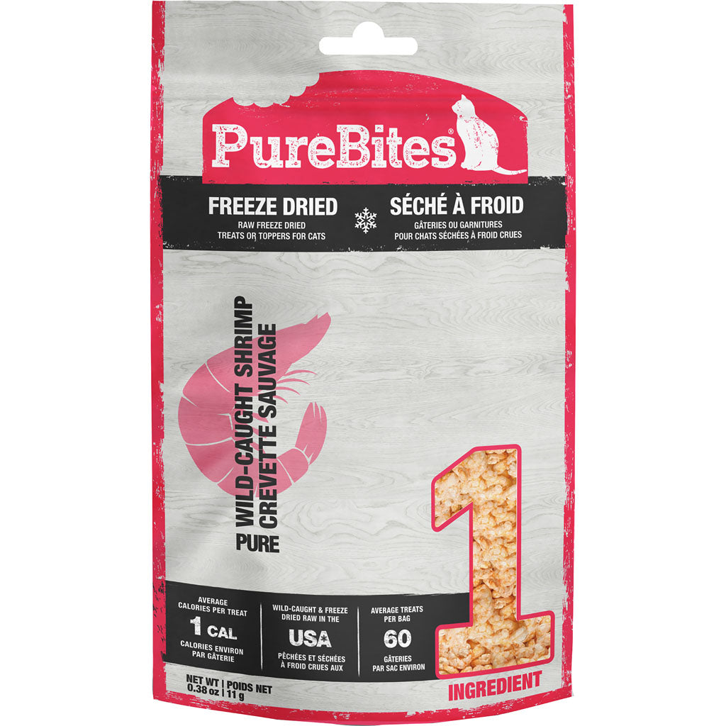 Purebites Freeze Dried Cat Treats (SHRIMP, .38 OZ)