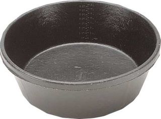 Fortex Rubber Stall Feeder (BLACK, 8 QT)
