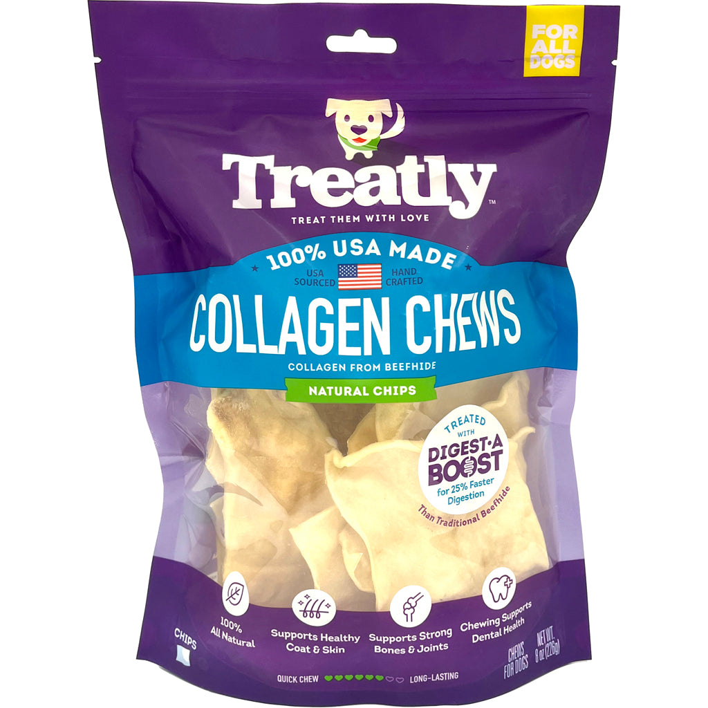 Treatly Usa Collagen Chips (NATURAL, 8 OZ)