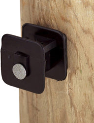 Dare Black Widow Insulator For Wood Post (BLACK, 25 PK)