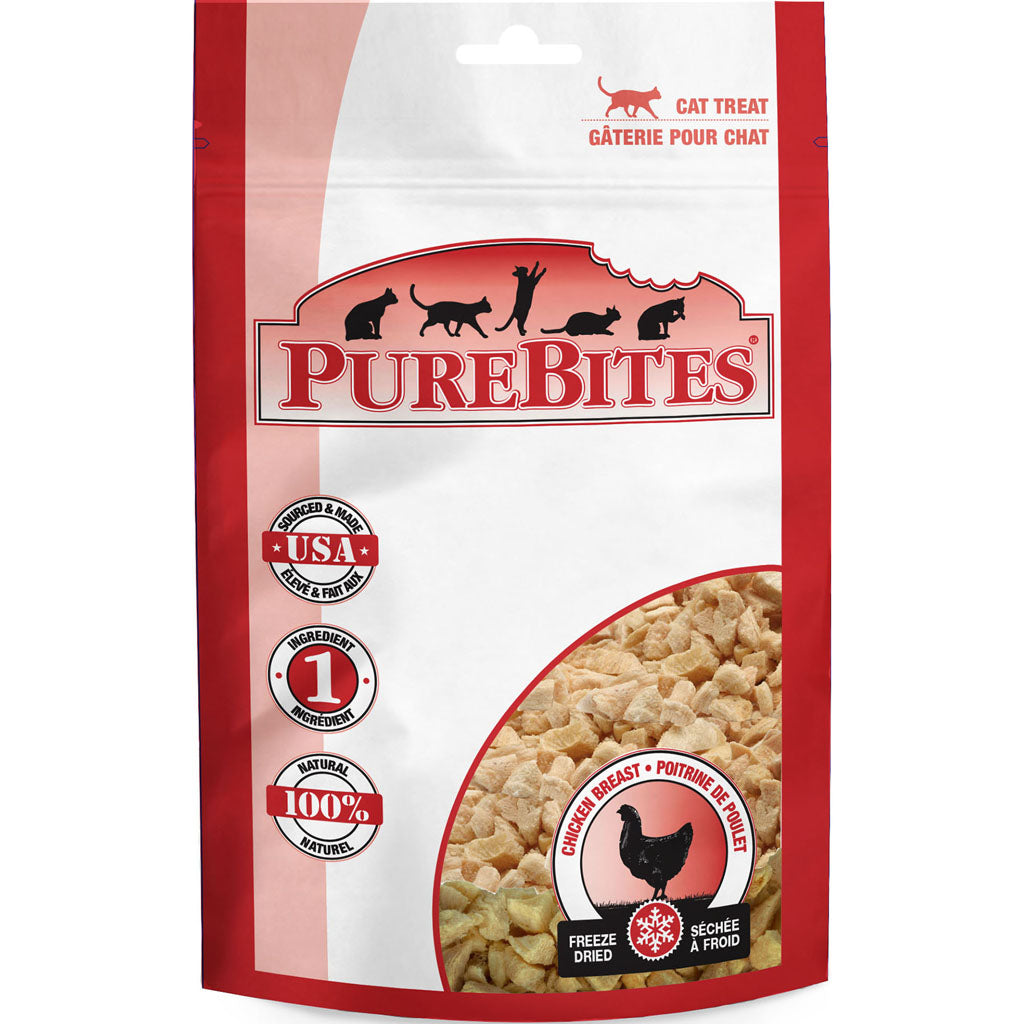 Purebites Freeze Dried Cat Treats (CHICKEN BREAST, 1.09 OZ)