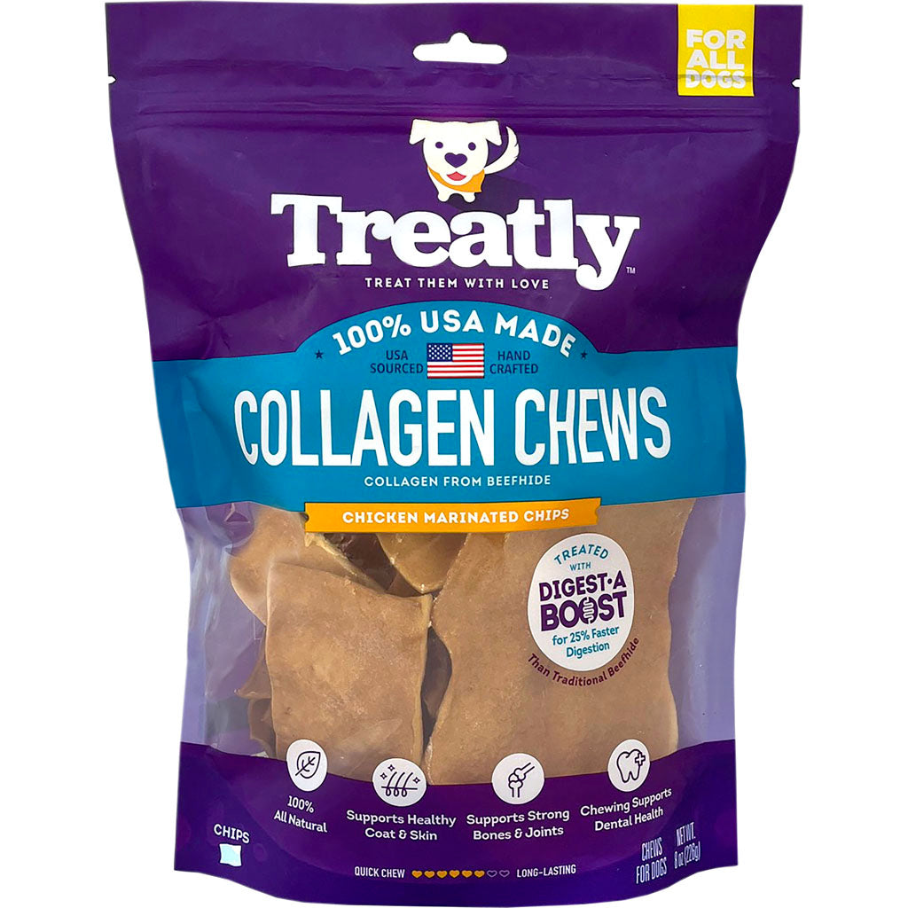 Treatly Usa Collagen Chips (CHICKEN, 8 OZ)