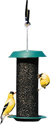 Mini Magnum Metal Thistle Seed Screen Feeder (GREEN, .75 LB CAP)