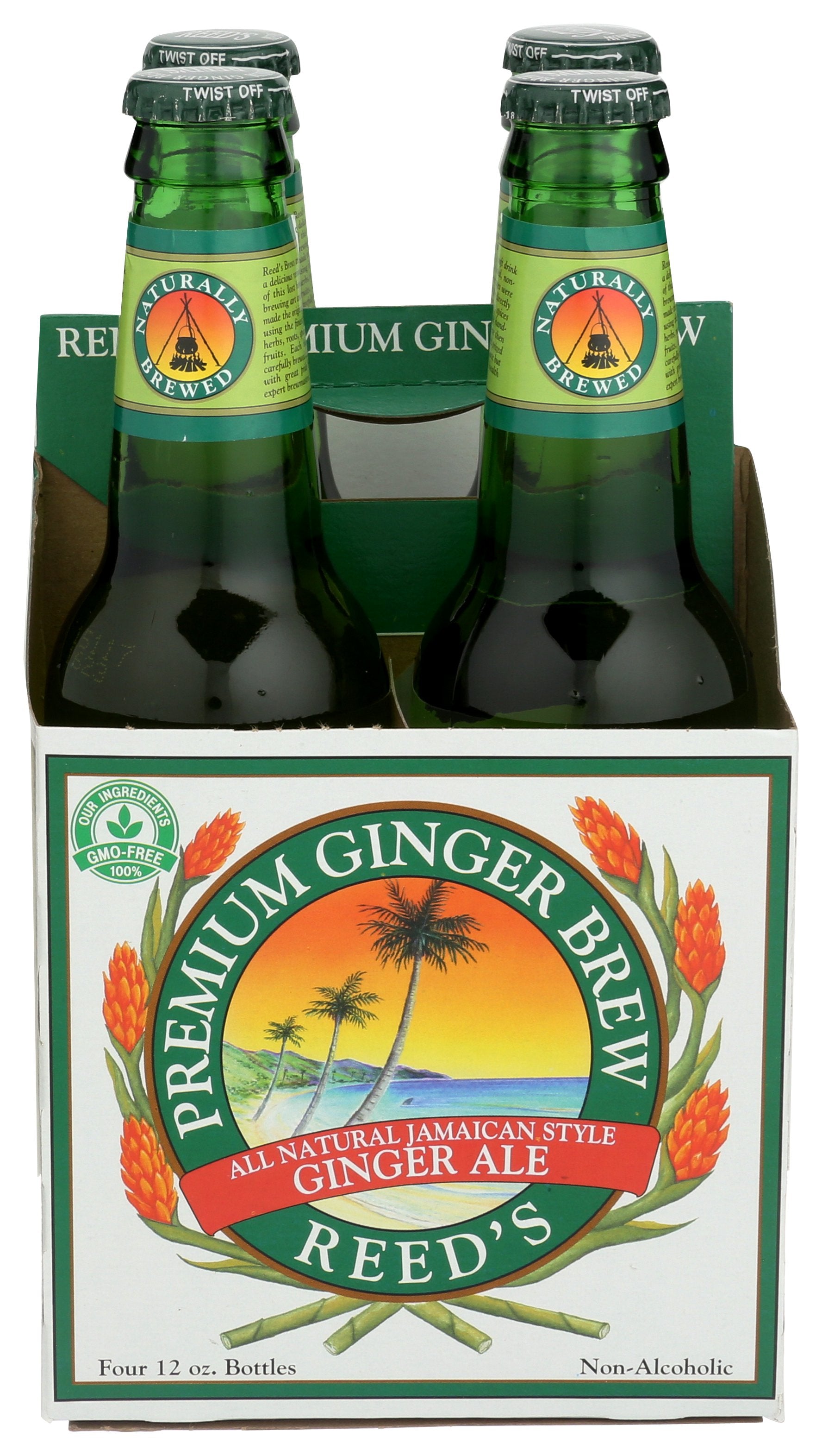 REEDS SODA 4PK GINGER PRM