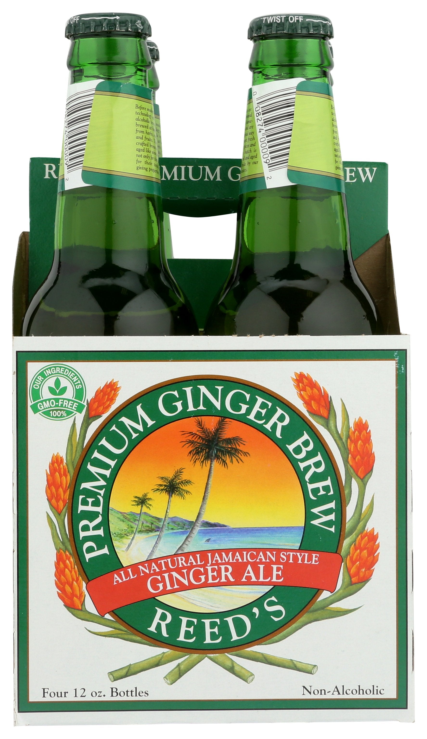 REEDS SODA 4PK GINGER PRM