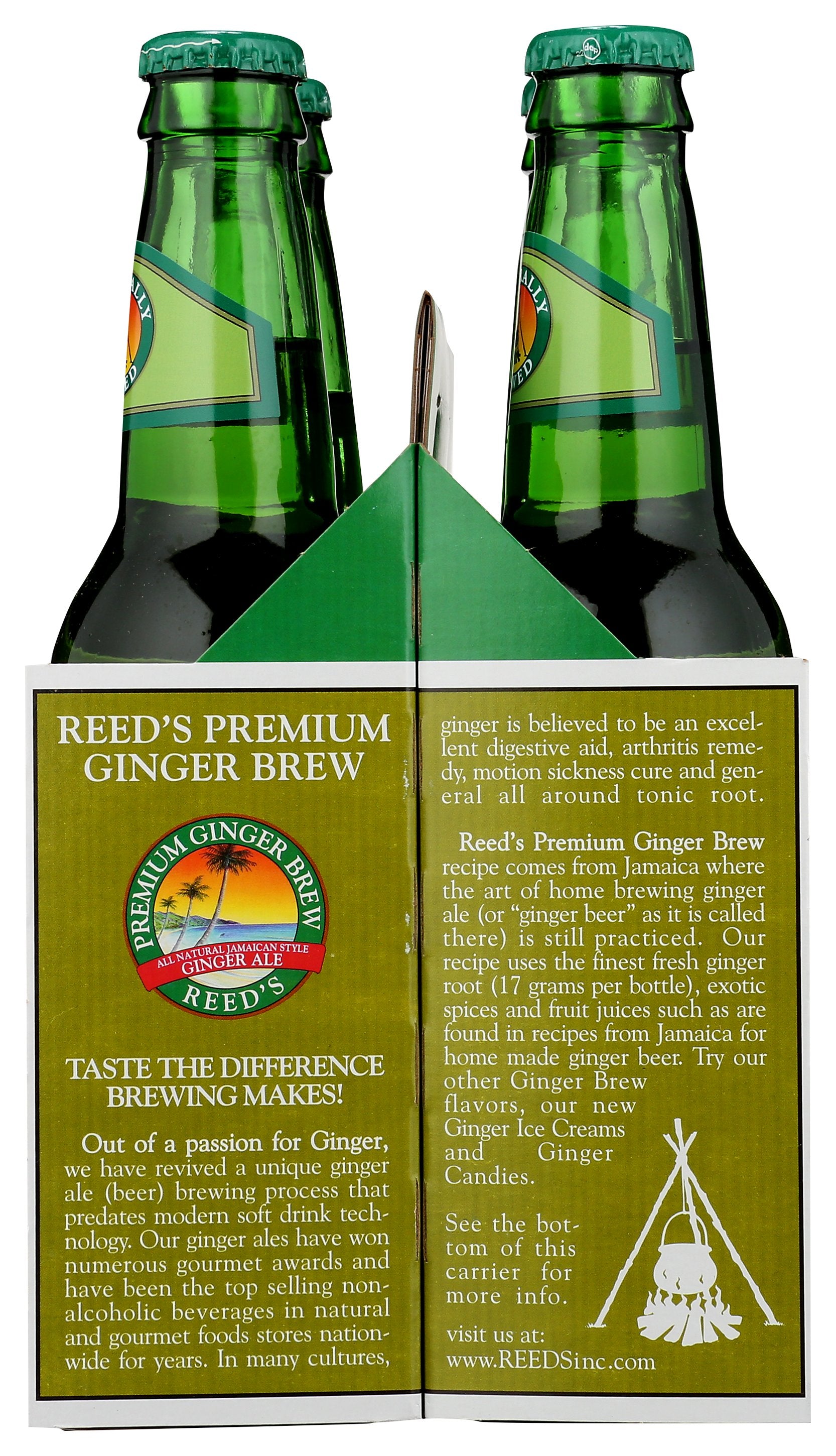 REEDS SODA 4PK GINGER PRM - Case of 6