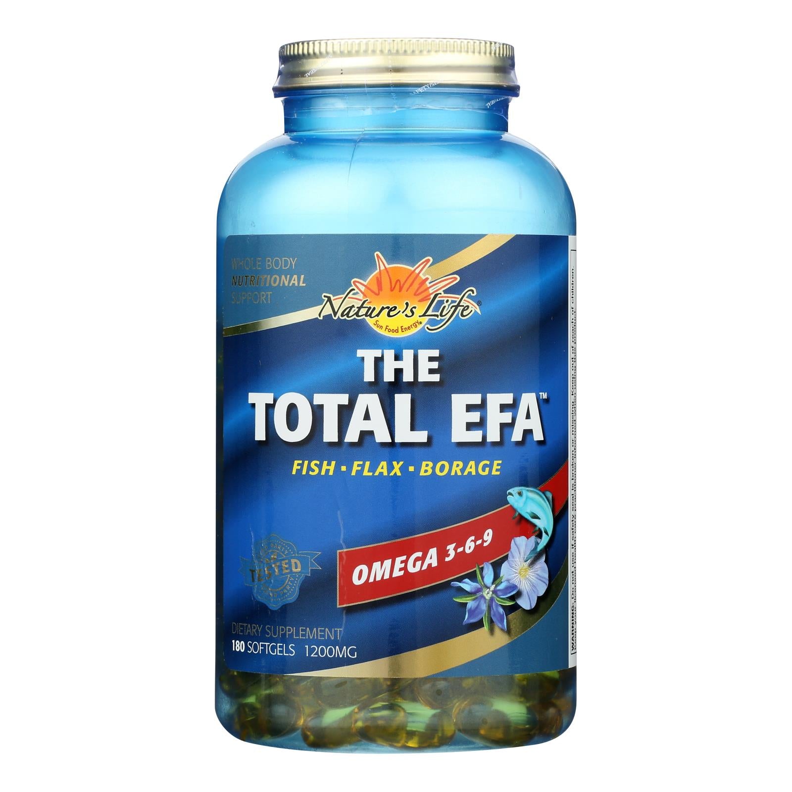 Natural Life Pet Products - Total Efa 1200 Mg - 1 Each-180 Sgel