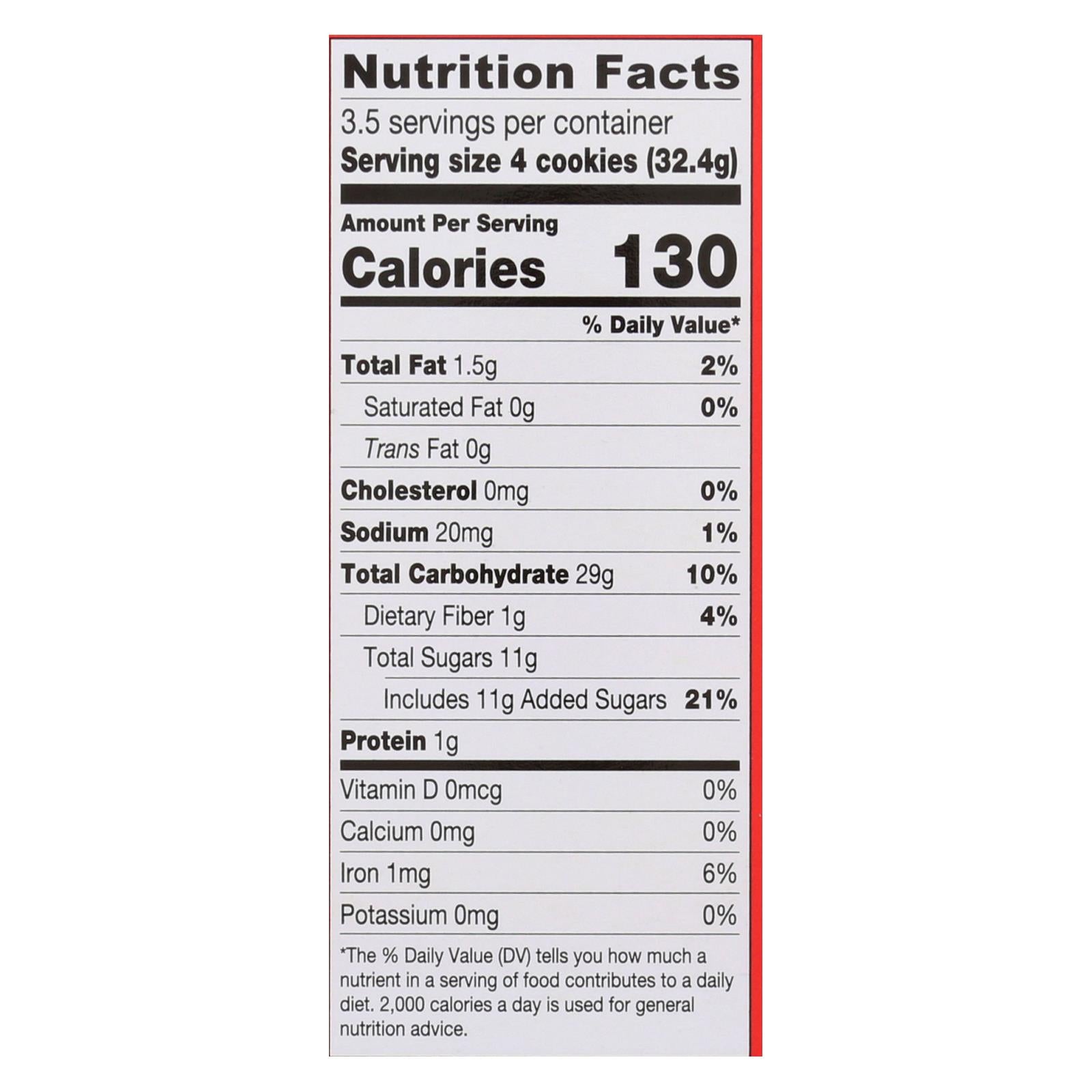 Hapi Snacks Fortune Cookies  - Case Of 12 - 4 Oz