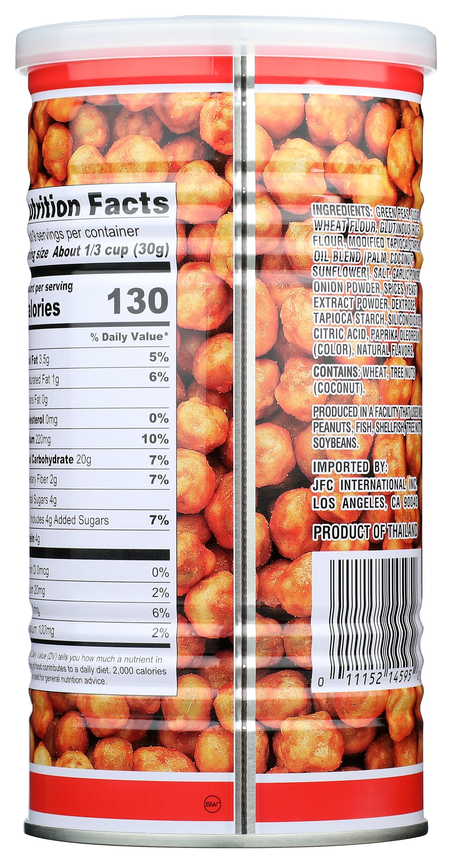 HAPI SNACK PEA SRIRACHA SPCY - Case of 12