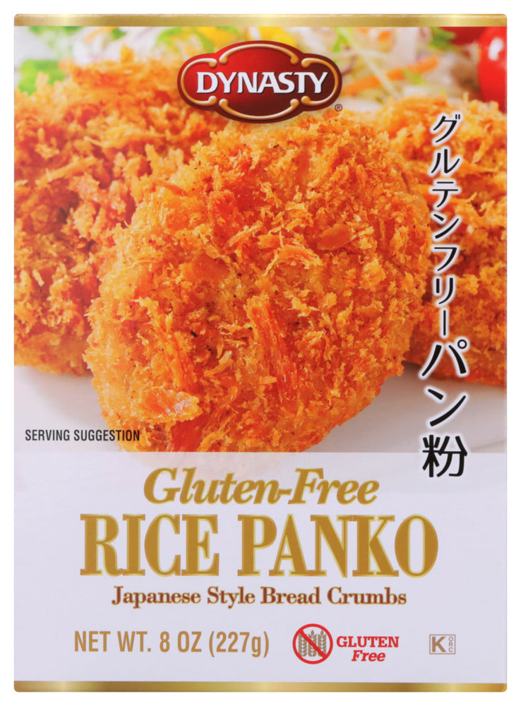 Dynasty Gluten Free Rice Panko 8 oz - Case of 6