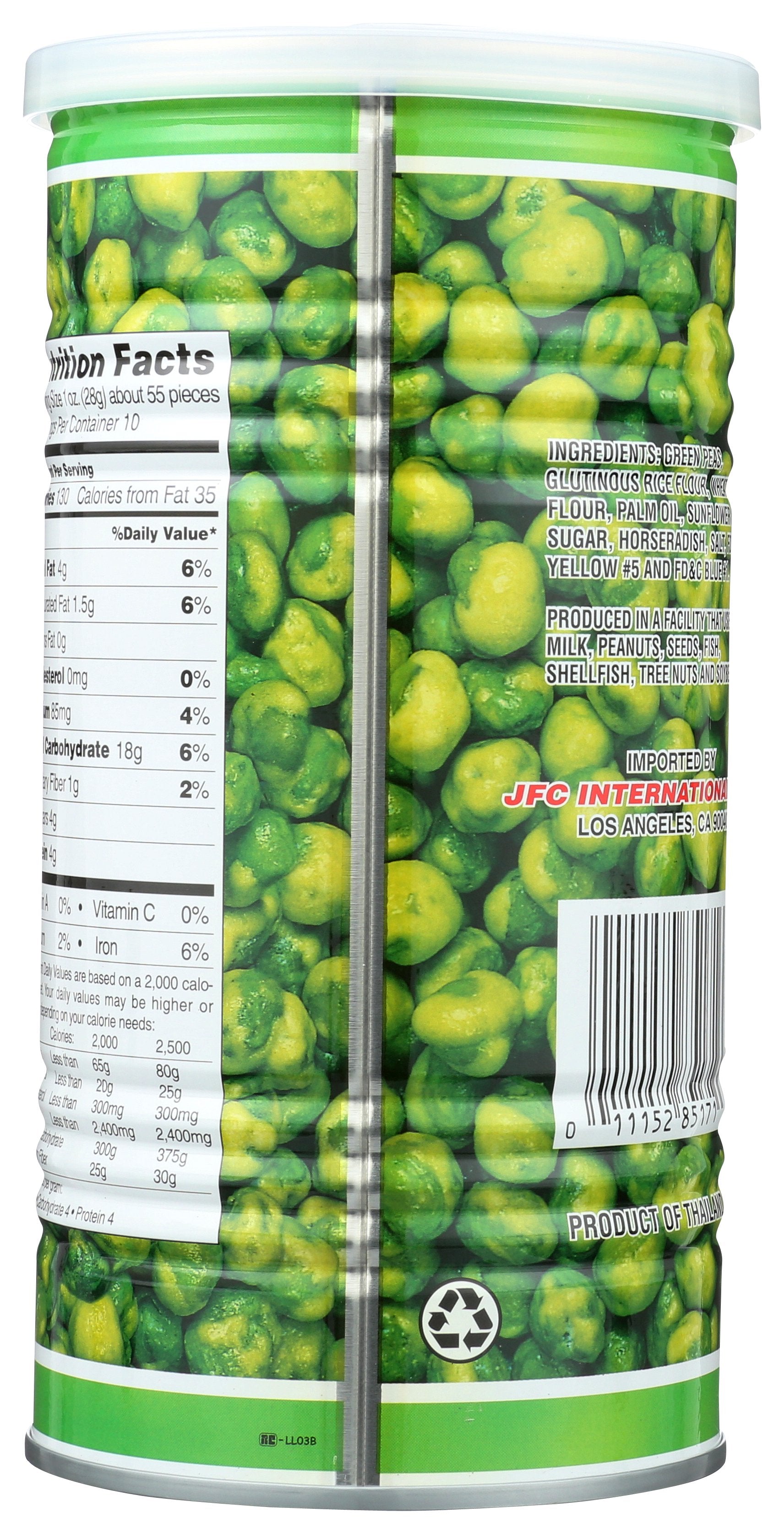 HAPI WASABI PEA GRN HOT CAN - Case of 12