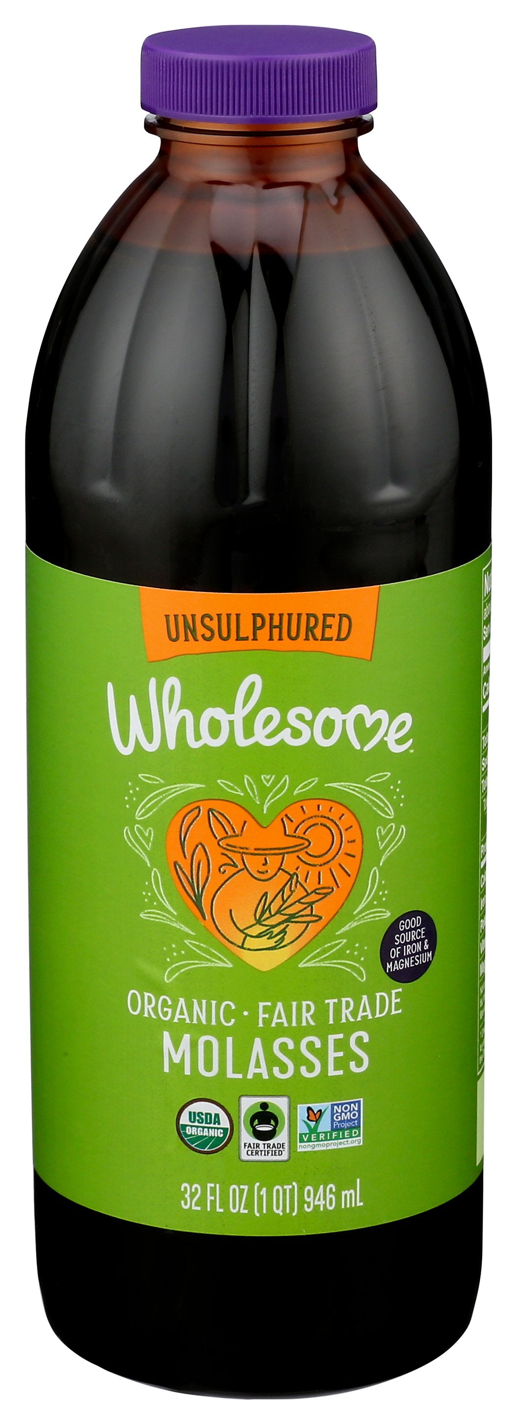 WHOLESOME MOLASSES BLACKSTRAP ORG FTC [ORGANIC MOLASSES - 32 OZ]