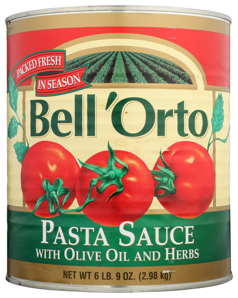 Bell Orto Sauce Tomato Pasta With Oil & Herbs - Case of 6 - 105 OZ
