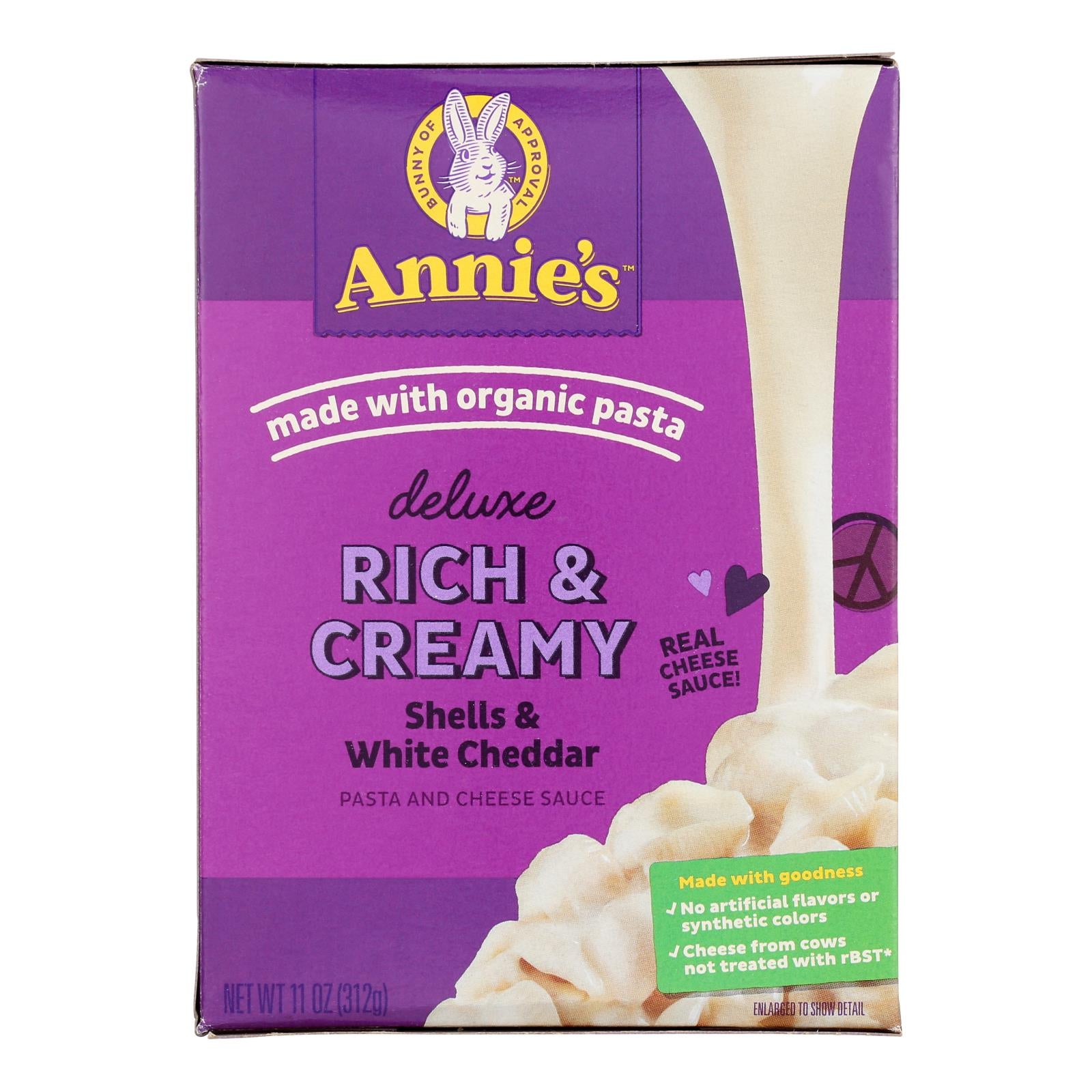 Annie's Homegrown - Mac&chs Dlx Shl Wtchd - Case of 12 - 11 OZ