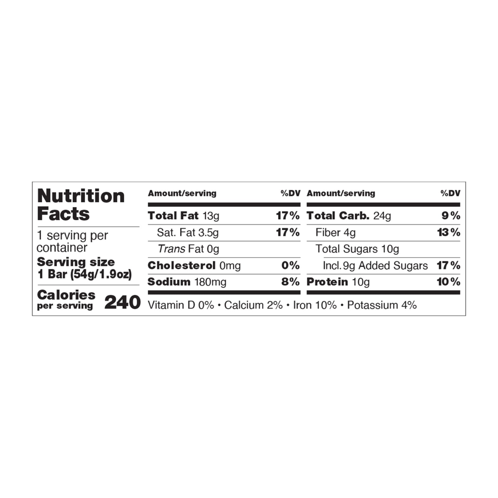 Daves Killer Bread - Bar Og2 Pbtr Choc Chunk - CS of 12-1.9 OZ