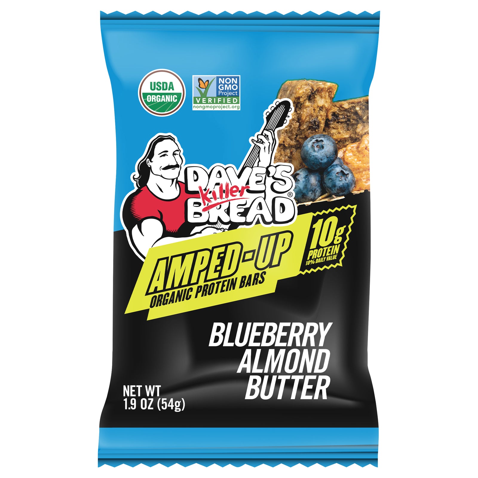 Daves Killer Bread - Bar Og2 Blubry Alm Butter - CS of 12-1.9 OZ