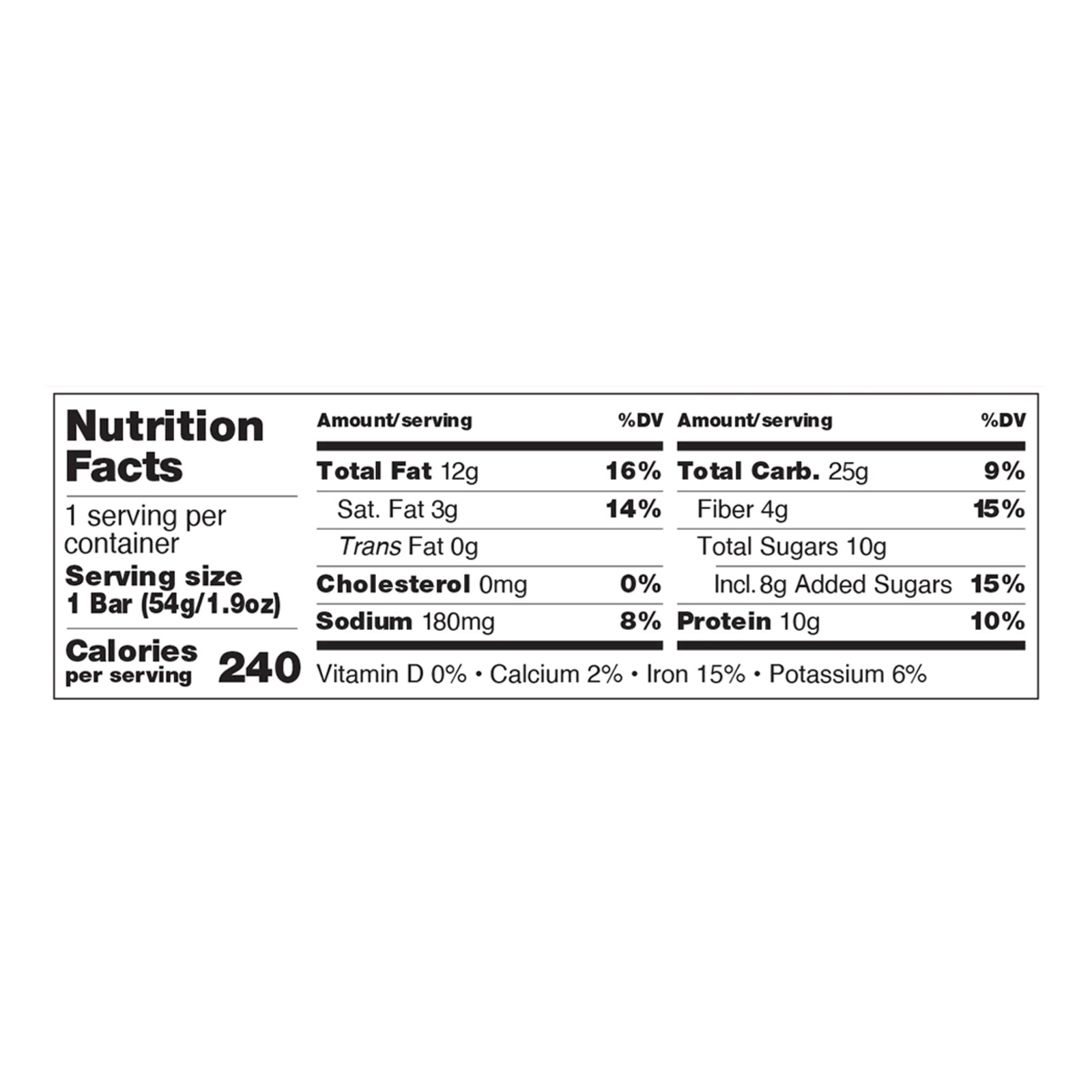 Daves Killer Bread - Bar Og2 Blubry Alm Butter - CS of 12-1.9 OZ