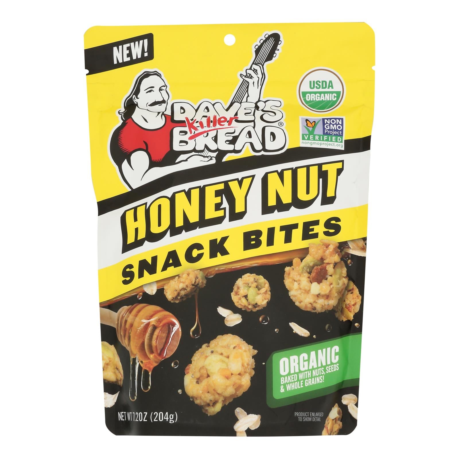 Daves Killer Bread - Crunchy Bites Og2 Hny Nut - CS of 6-7.2 OZ