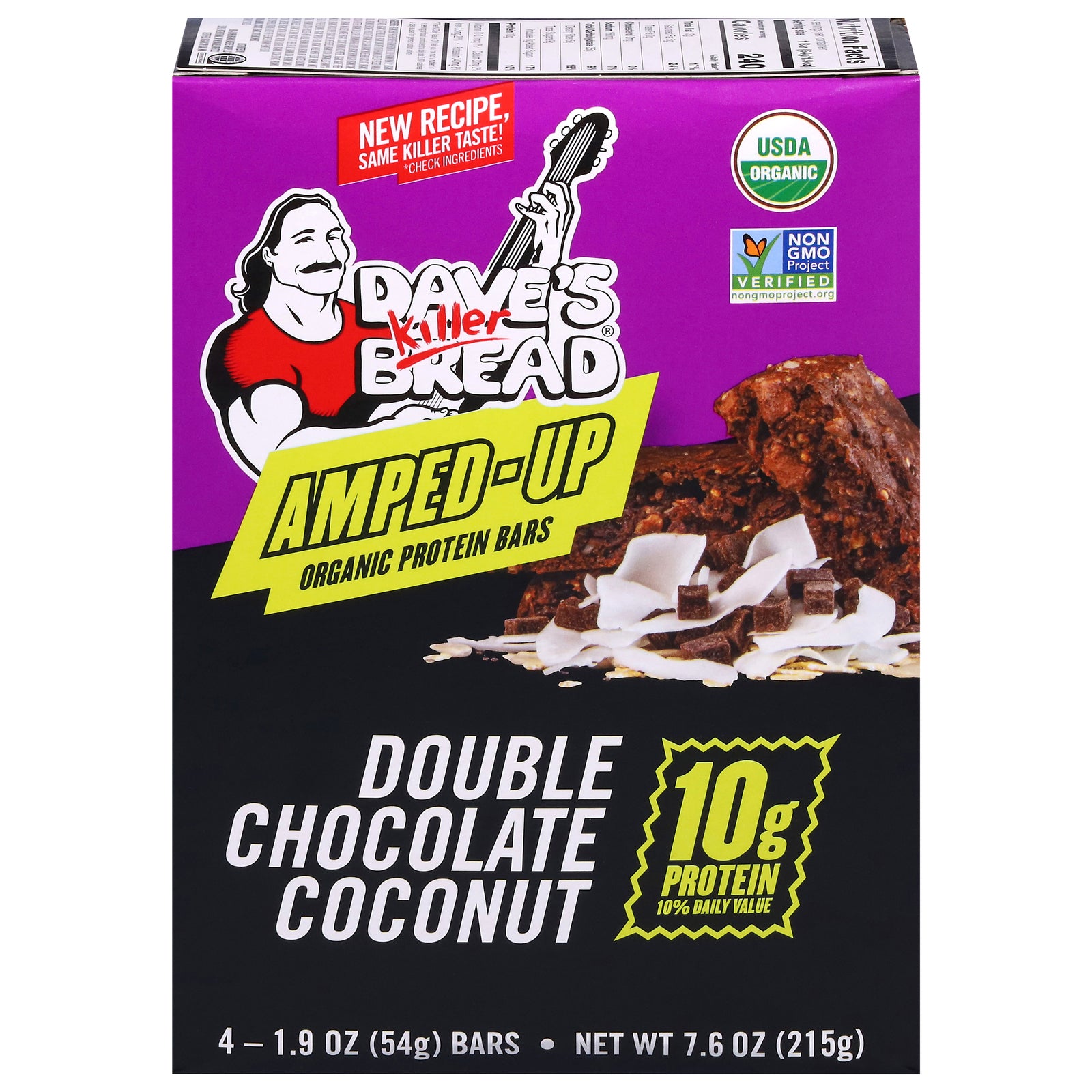 Daves Killer Bread - Protn Bar Og2 Choc Cnut - CS of 6-7.6 OZ