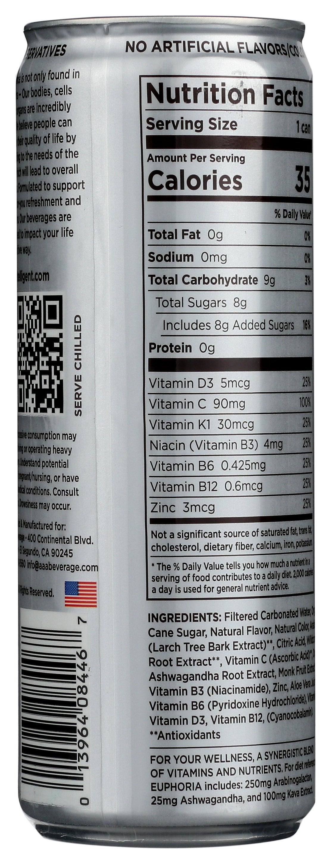 BODY IQ WATER SPRK GRAPEFRT BASIL - Case of 12