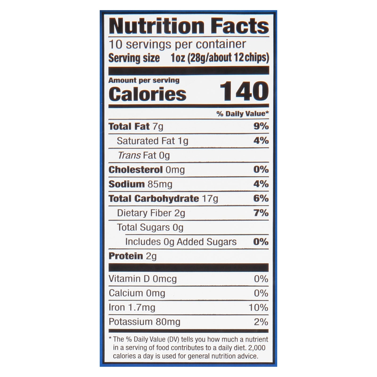 Garden Of Eatin' - Chips Chips Blue Corn - Case Of 12-10 Oz