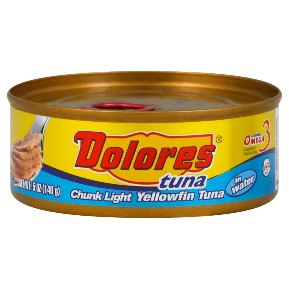 Dolores Yellowfin Tuna in Water - Case of 12 - 5 oz