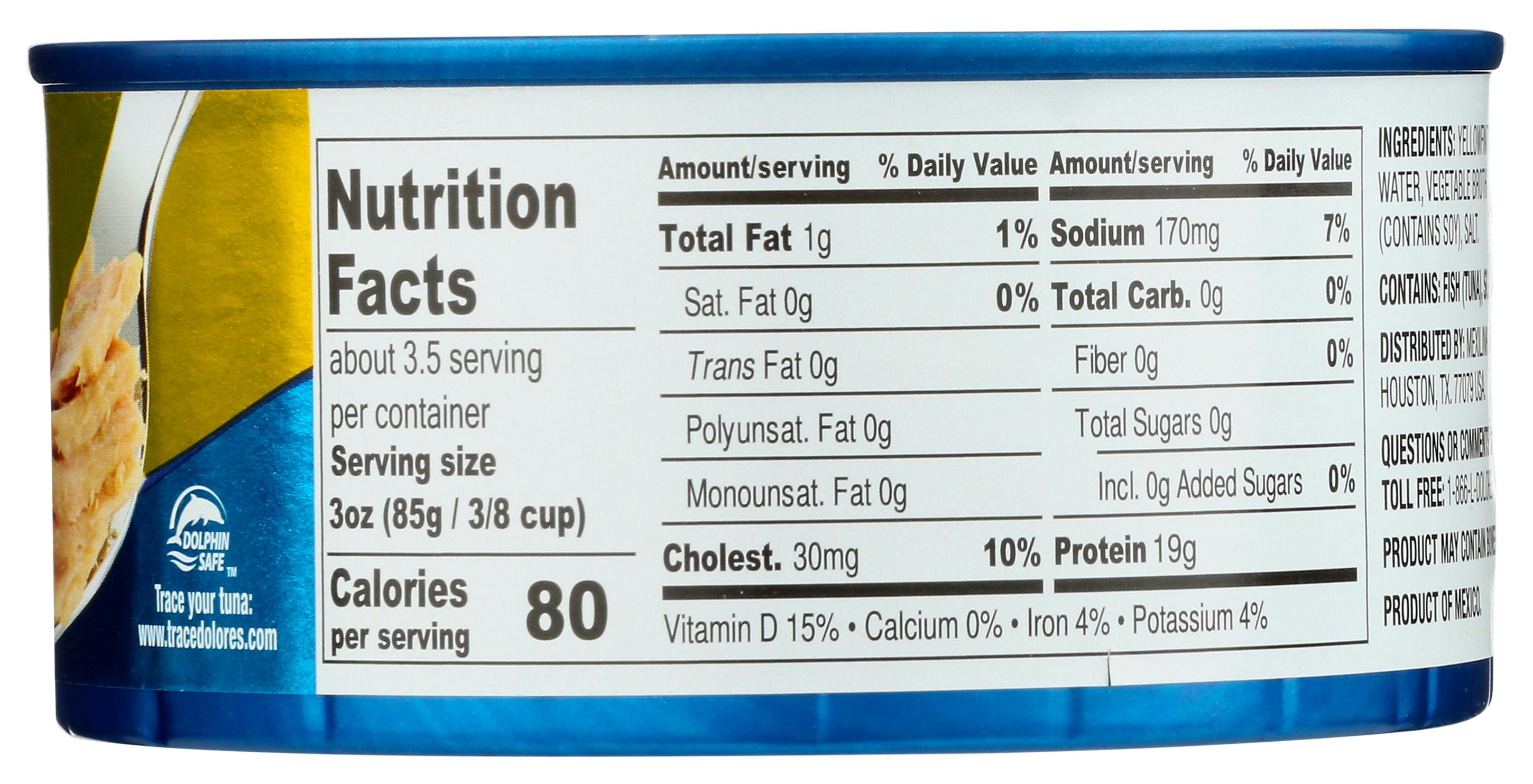 DOLORES TUNA IN WATER - Case of 24