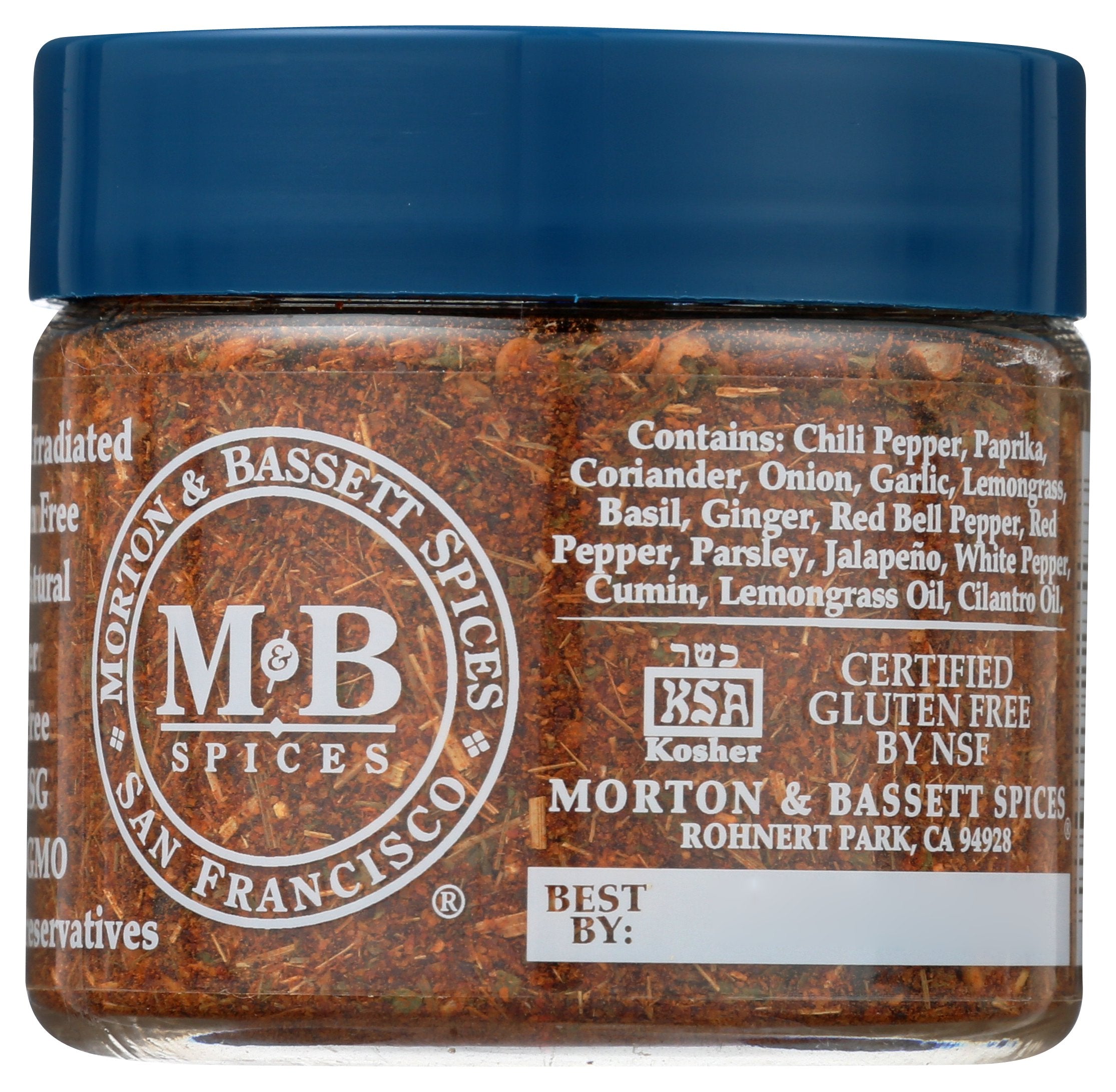 MORTON & BASSETT SEASONING CURRY THAI RED - Case of 3