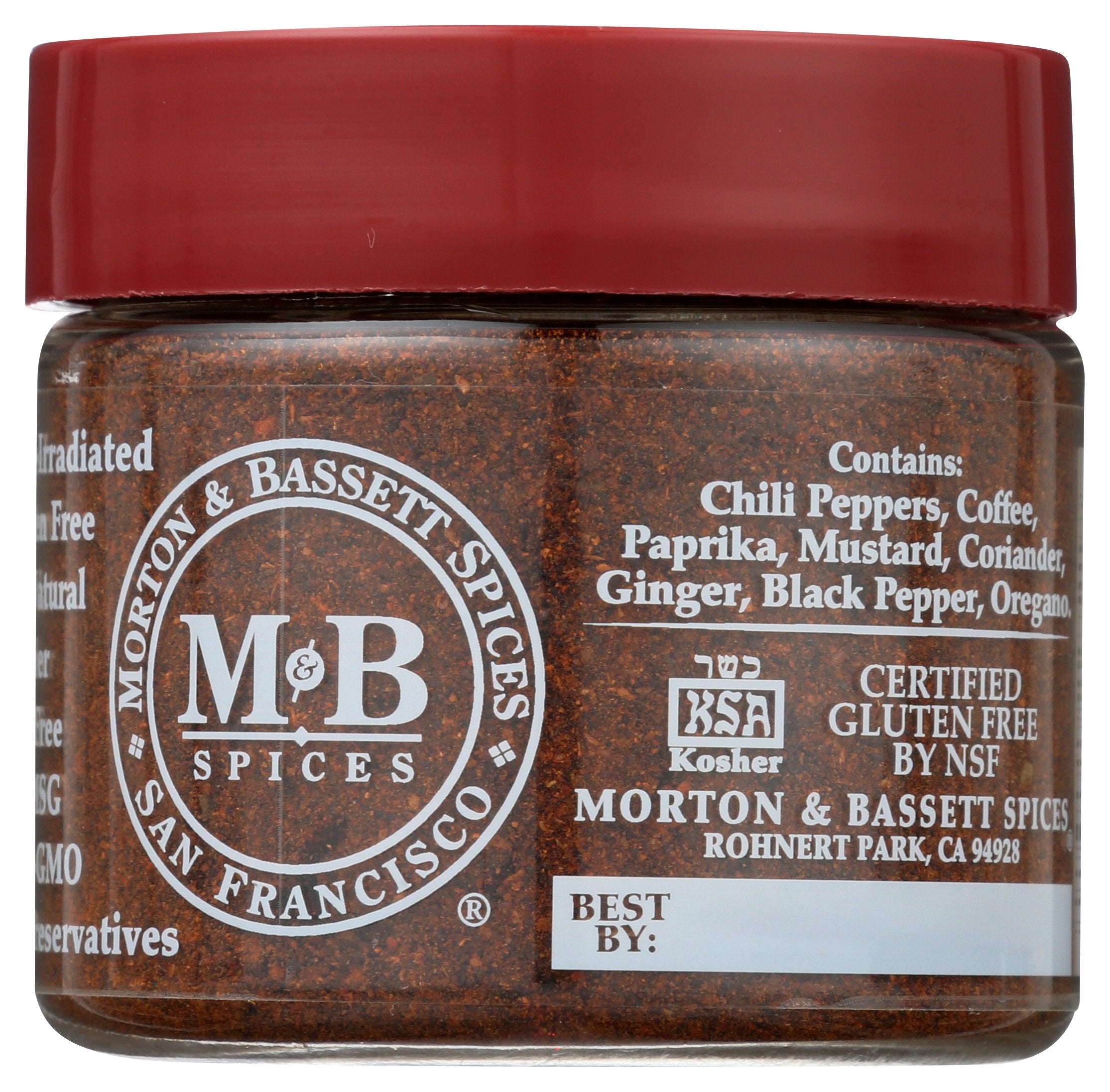 MORTON & BASSETT SEASONING ESPRESSO RUB - Case of 3