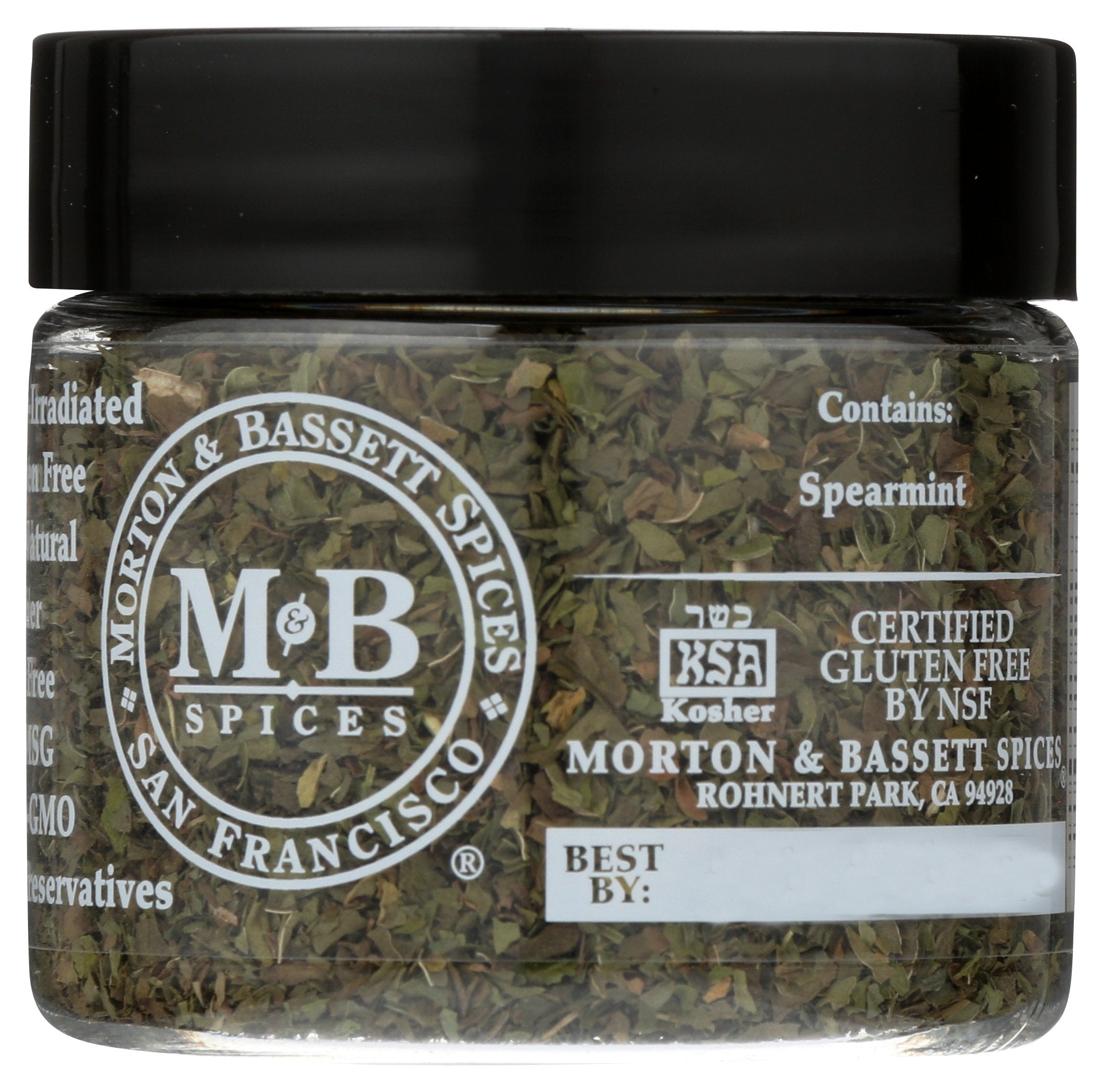 MORTON & BASSETT SEASONING MINT SPEARMINT - Case of 3