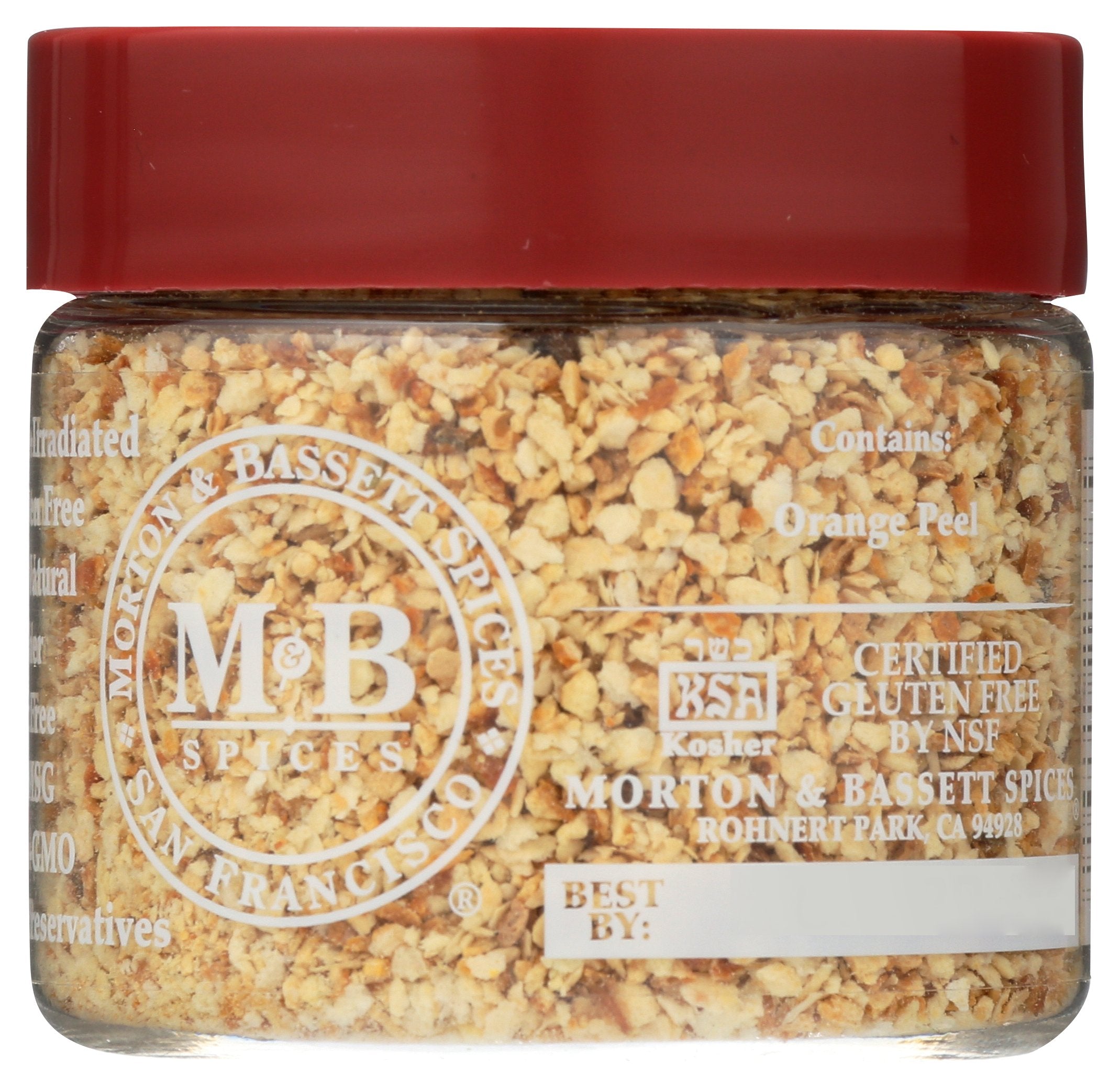 MORTON & BASSETT SEASONING ORANGE PEEL - Case of 3
