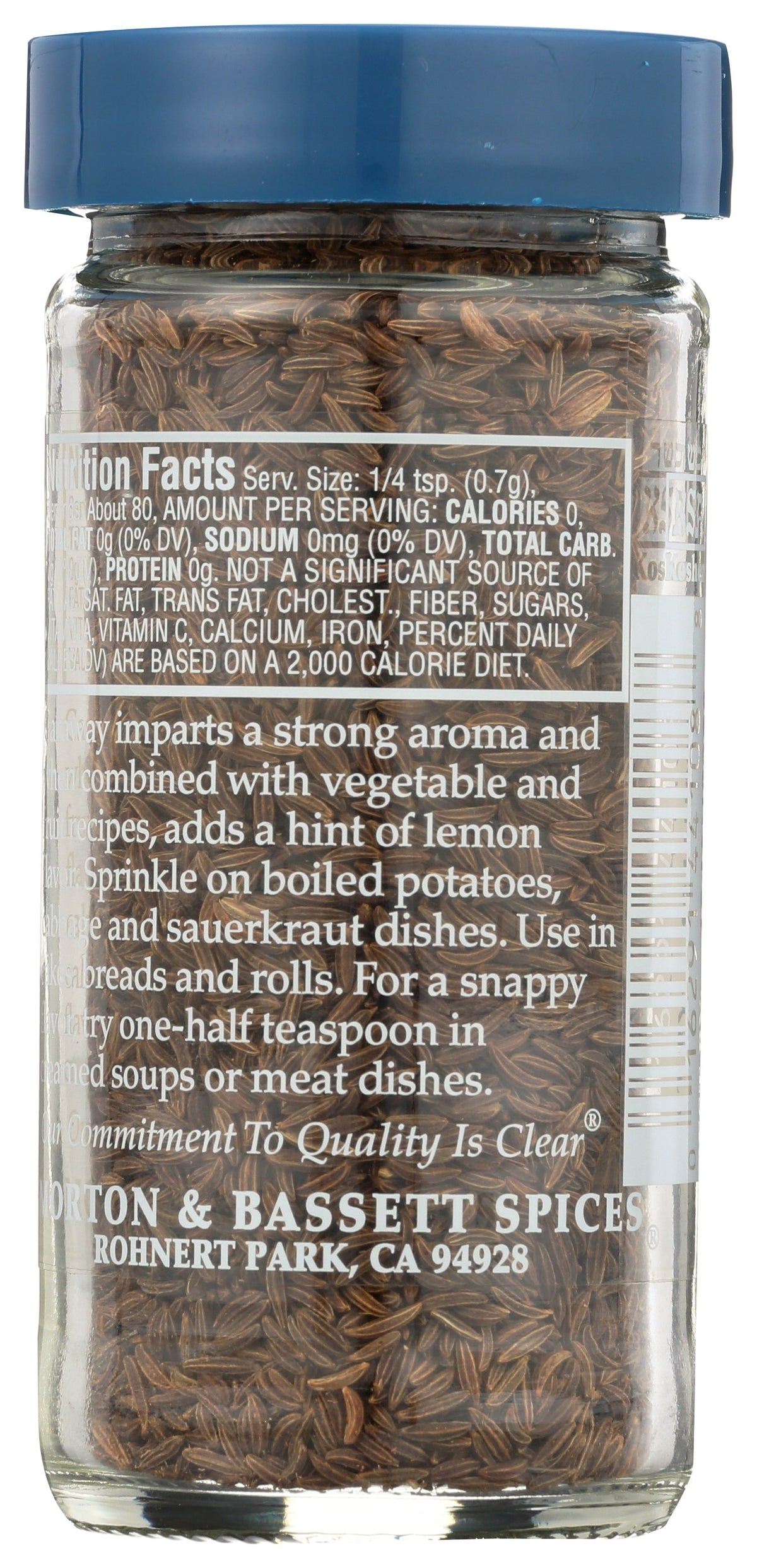 MORTON & BASSETT CARAWAY SEED - Case of 3