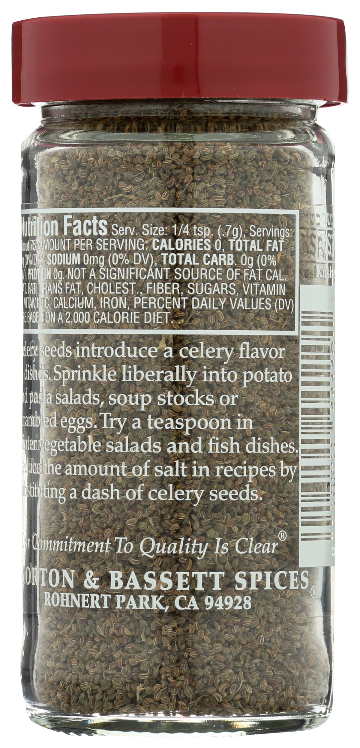 MORTON & BASSETT CELERY SEED - Case of 3