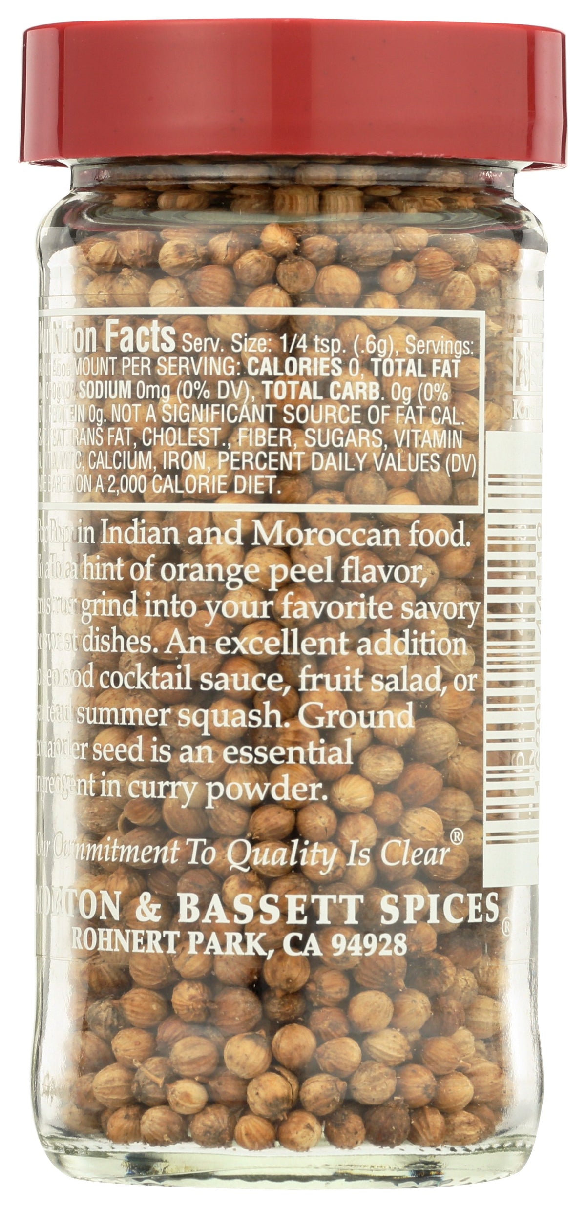 MORTON & BASSETT CORIANDER SEED - Case of 3