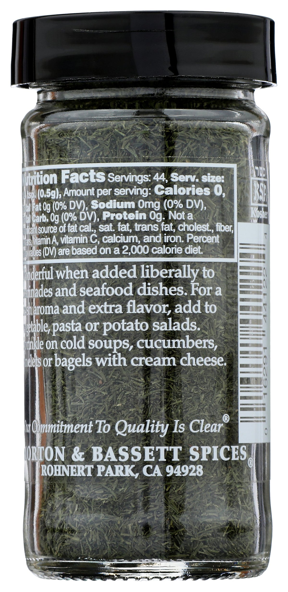MORTON & BASSETT DILL WEED - Case of 3