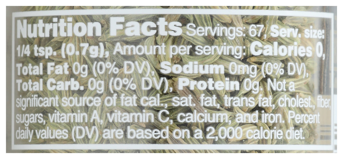MORTON & BASSETT FENNEL SEED - Case of 3