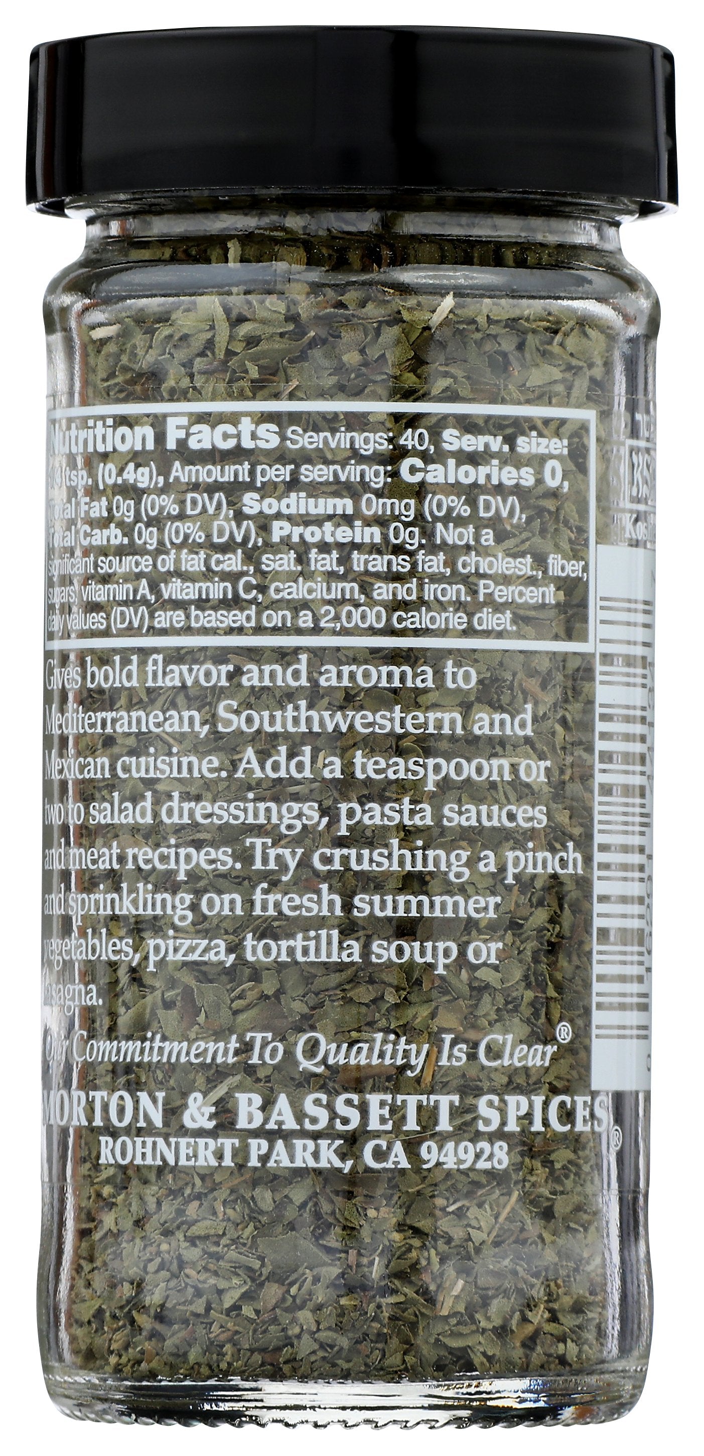 MORTON & BASSETT OREGANO - Case of 3