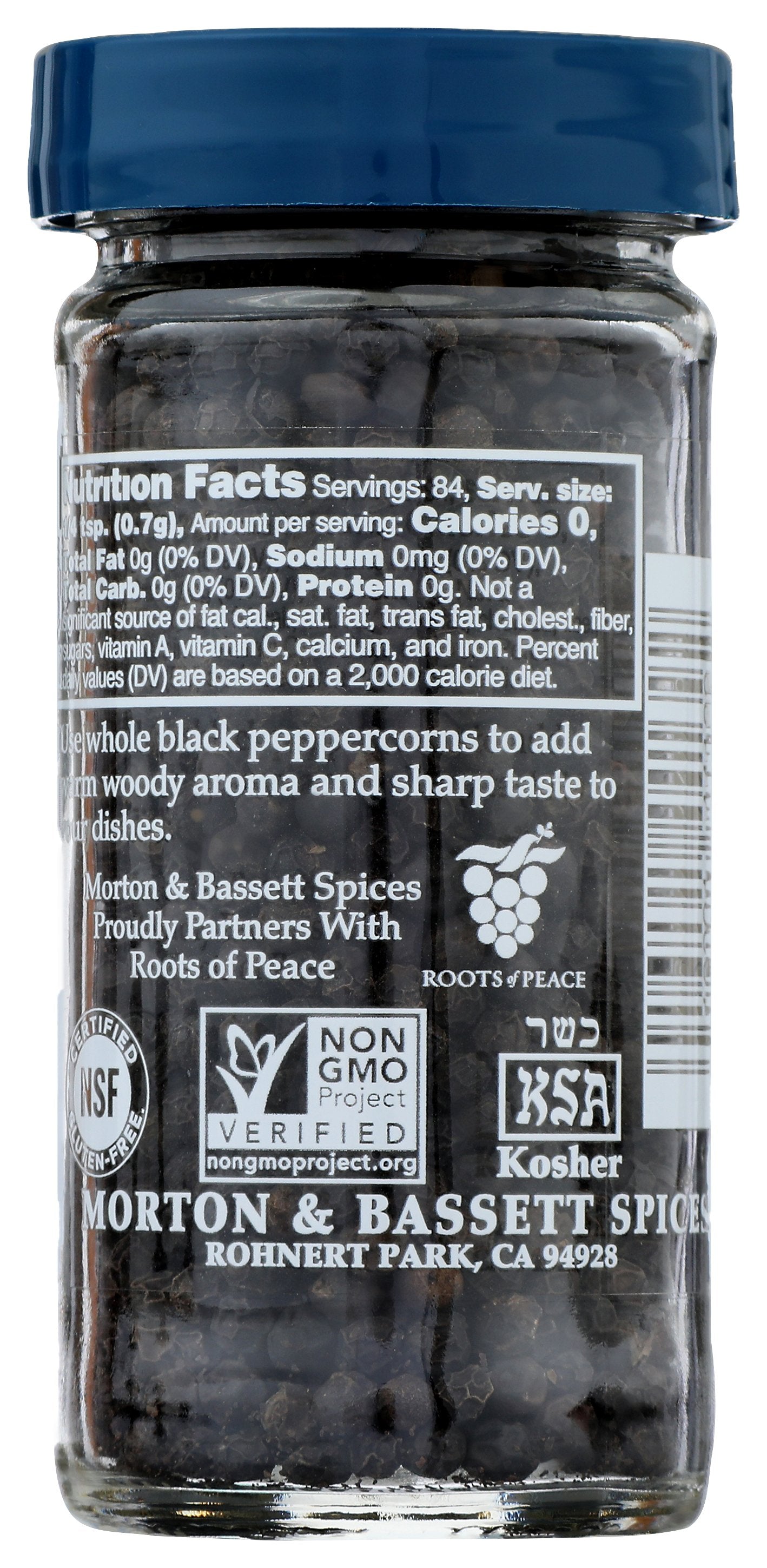 MORTON & BASSETT PEPPERCORN BLCK WHL - Case of 3