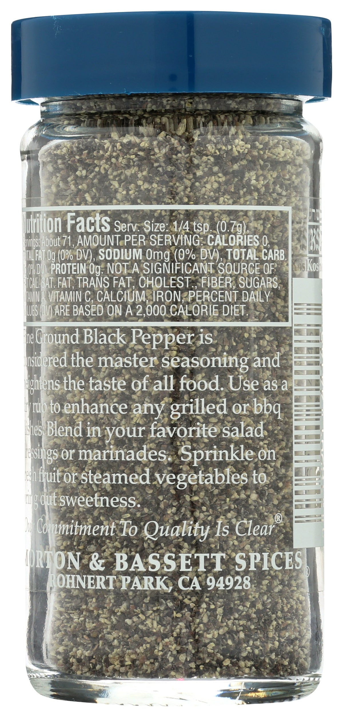 MORTON & BASSETT PEPPER BLCK GRND FINE - Case of 3