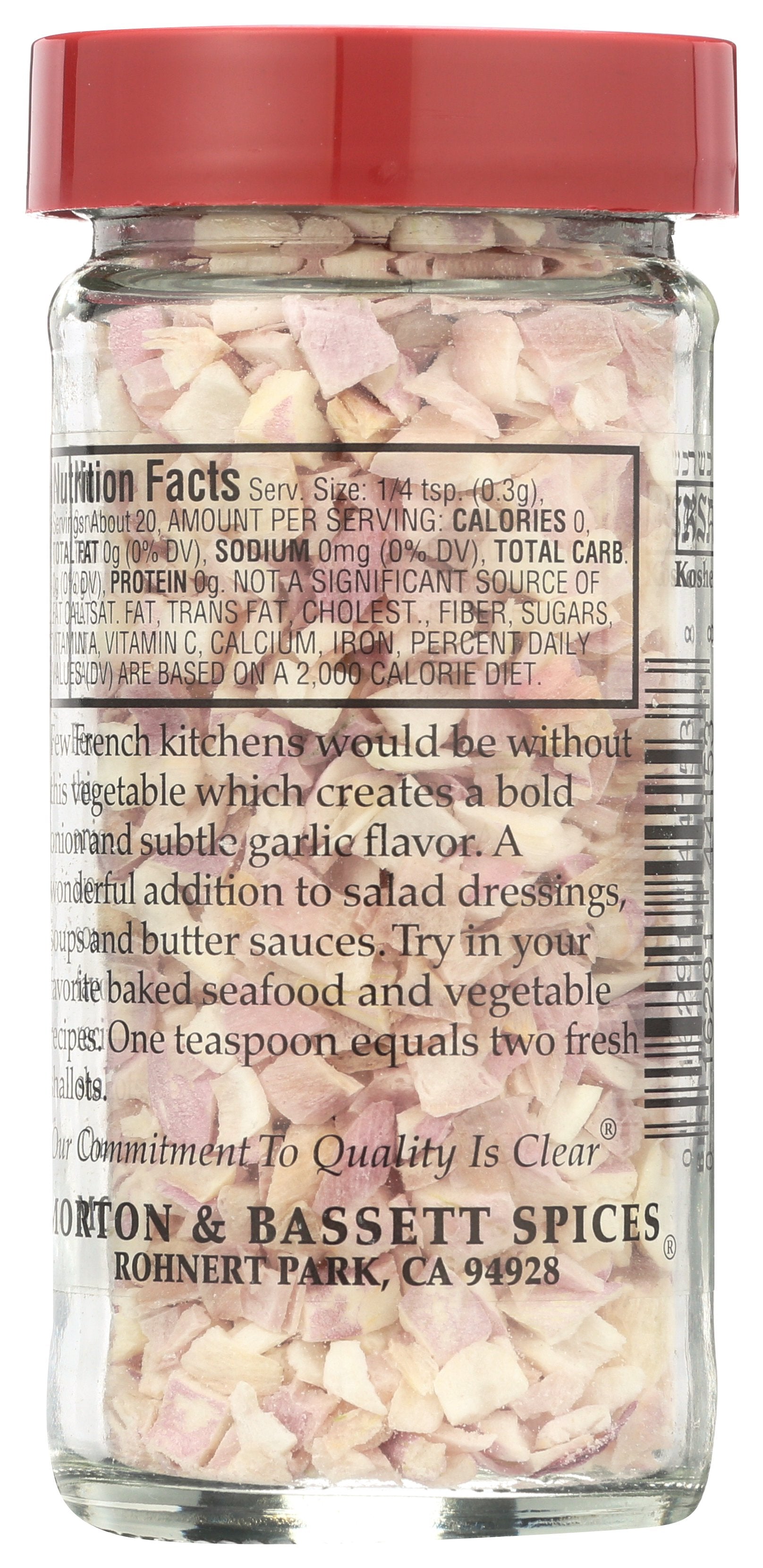 MORTON & BASSETT SHALLOT - Case of 3