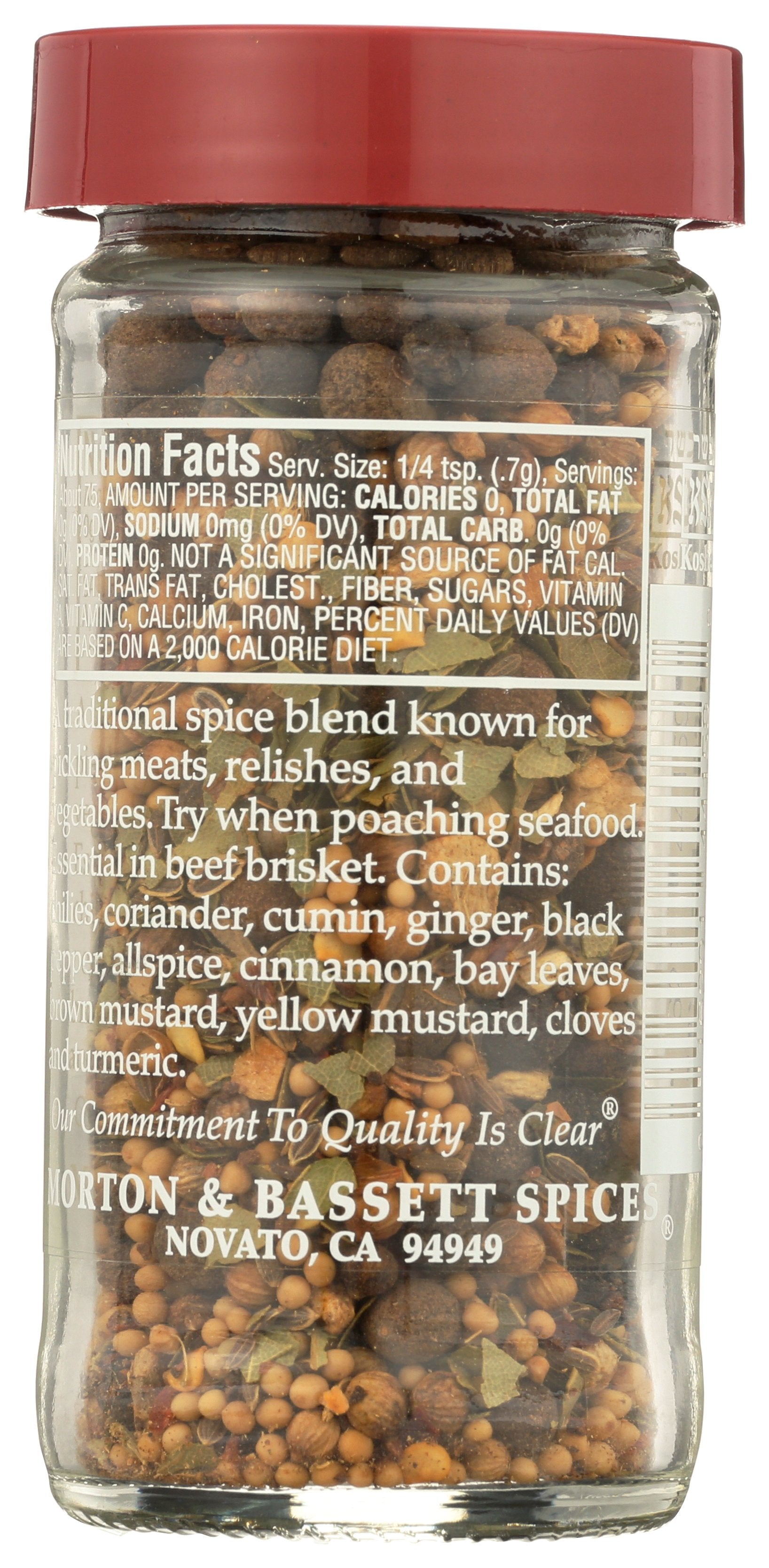 MORTON & BASSETT PICKLING SPICE - Case of 3