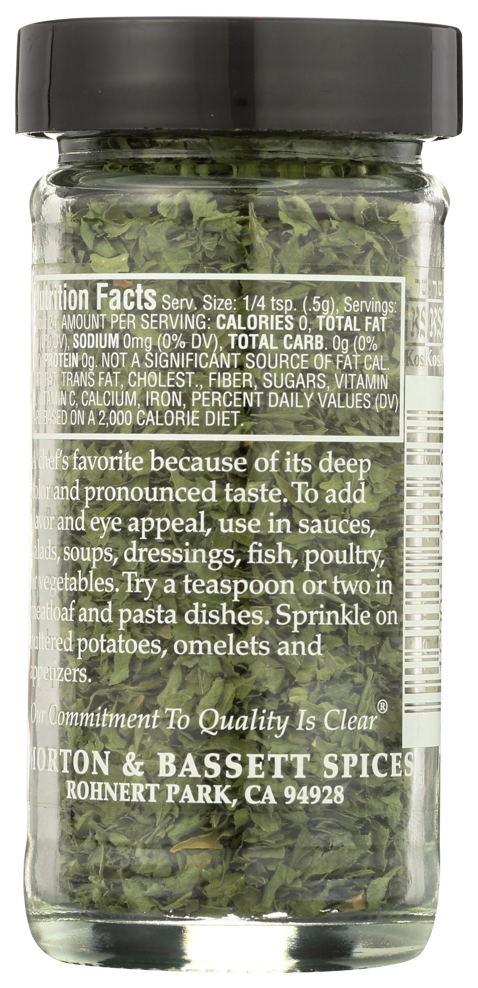 MORTON & BASSETT PARSLEY ITALIAN - Case of 3