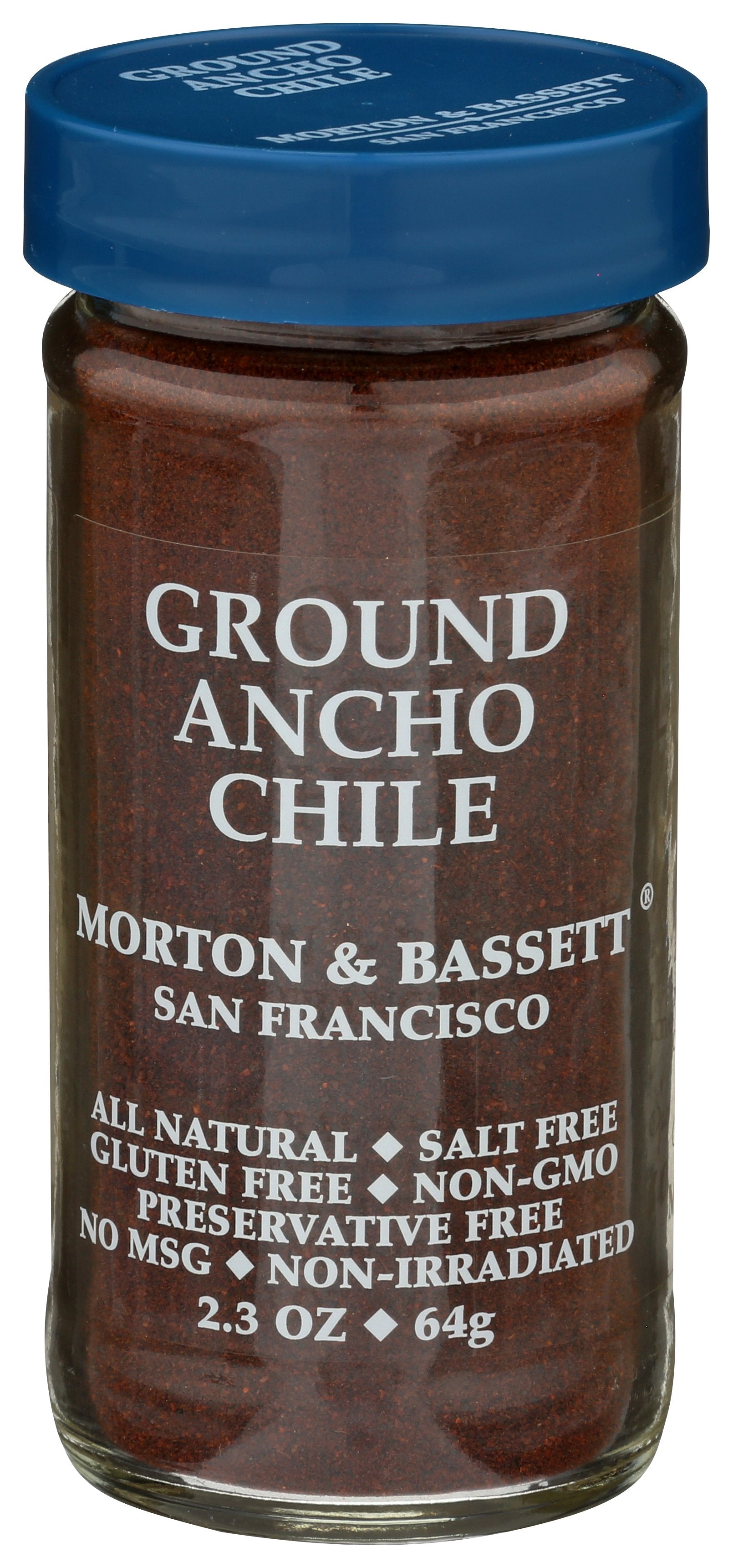 MORTON & BASSETT CHILI ANCHO POWDER GRND - Case of 3