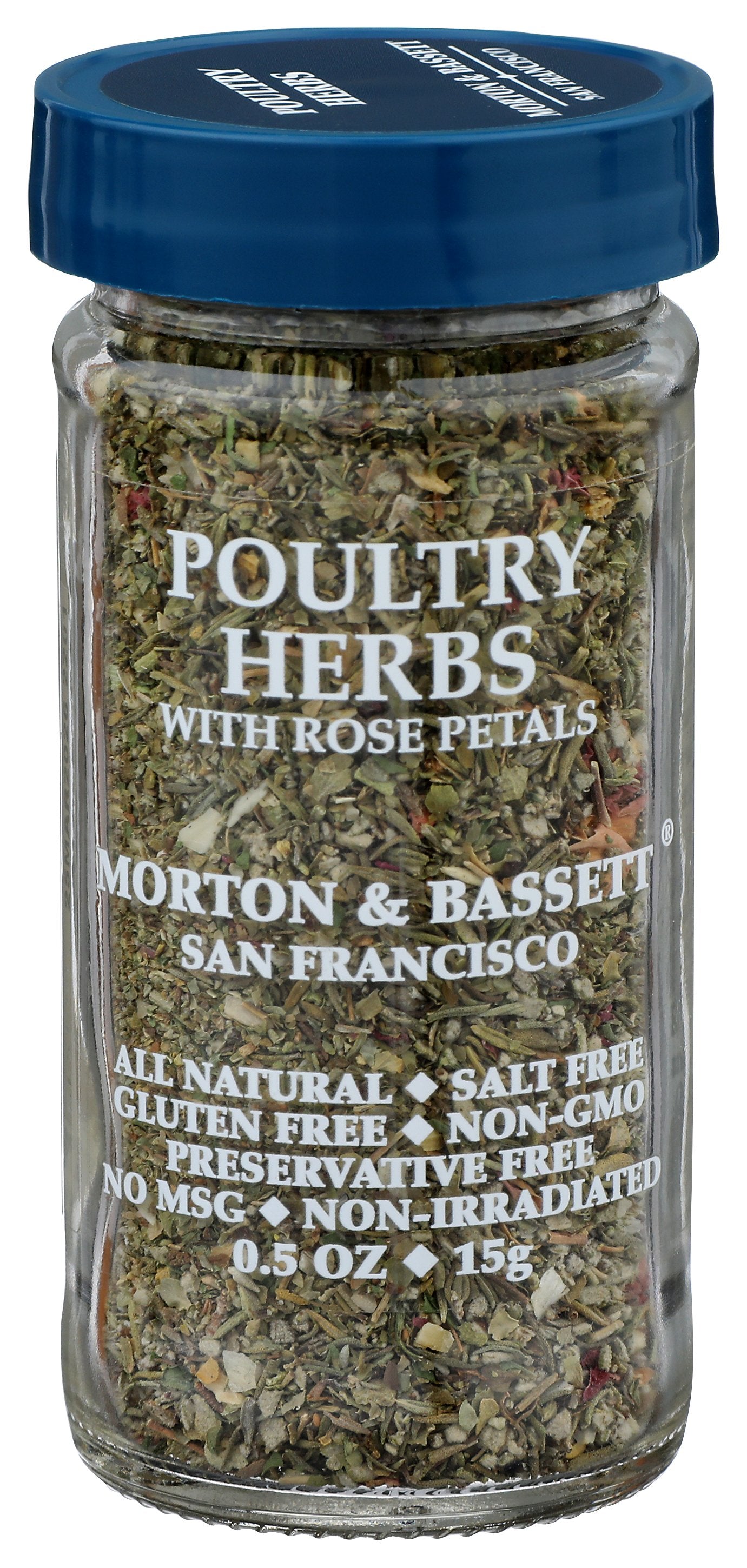 MORTON & BASSETT HERBS POULTRY ROSE PETALS - Case of 3