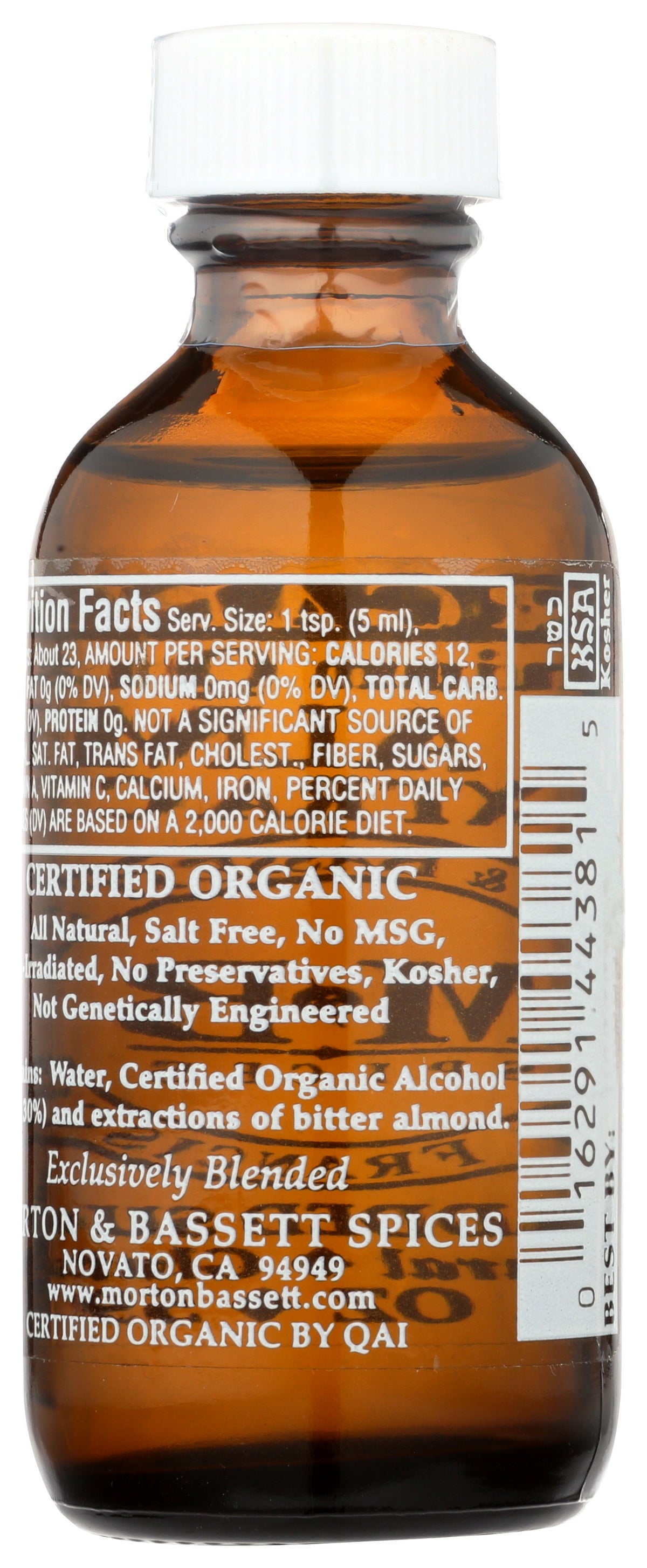 MORTON & BASSETT ALMOND EXTRCT PURE ORG - Case of 3
